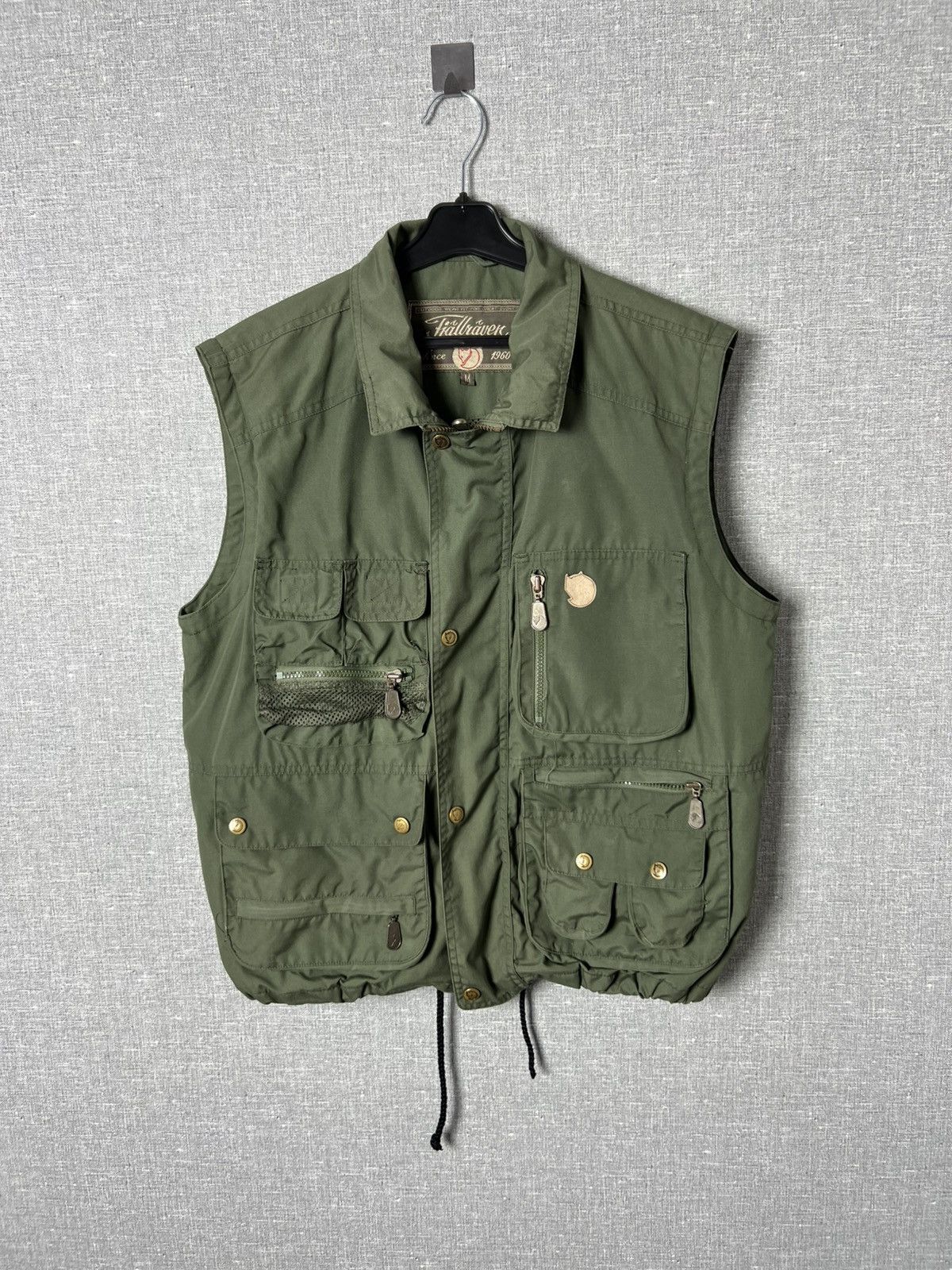 Vintage Rare Fjallraven Multi Pocket Men’s Vest Size M