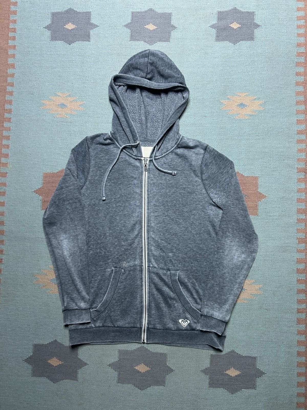 Vintage Roxy surf hoodie zip quiksilver billabong beach women’s XL Size XL / US 12-14 / IT 48-50 - 3 Thumbnail