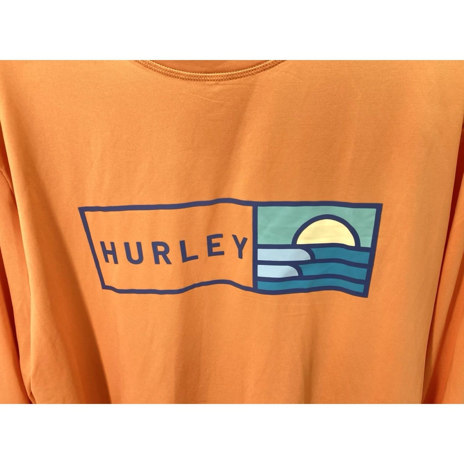 Hurley Hurley UV TShirt Men XL Orange Long Sleeve Moisture Wicking Pullover NWOT Shirt Size US XL / EU 56 / 4 - 4 Thumbnail