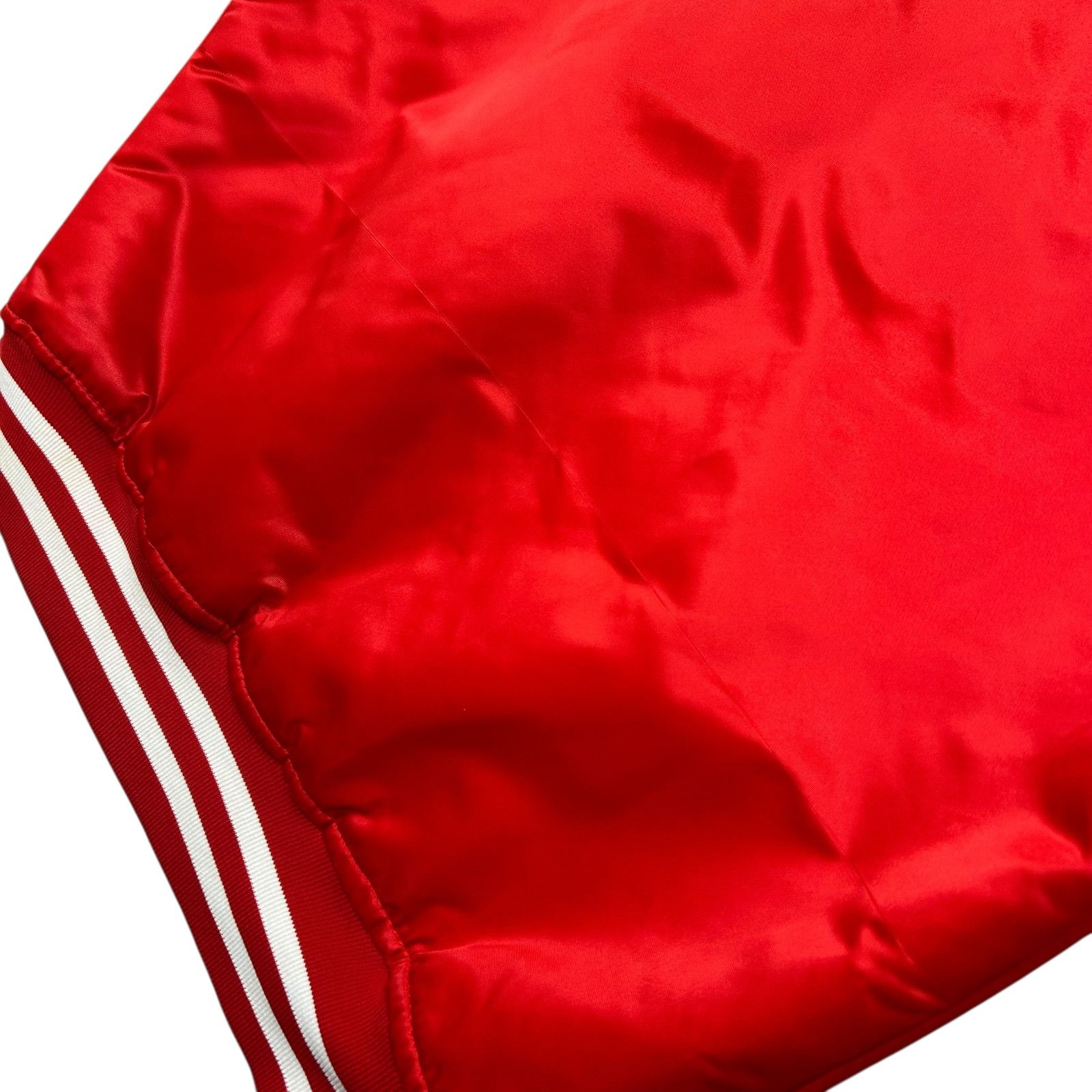 MLB VTG 90s PHILADELPHIA PHILLIES FELCO SATIN BOMBER JACKET Size US L / EU 52-54 / 3 - 6 Thumbnail