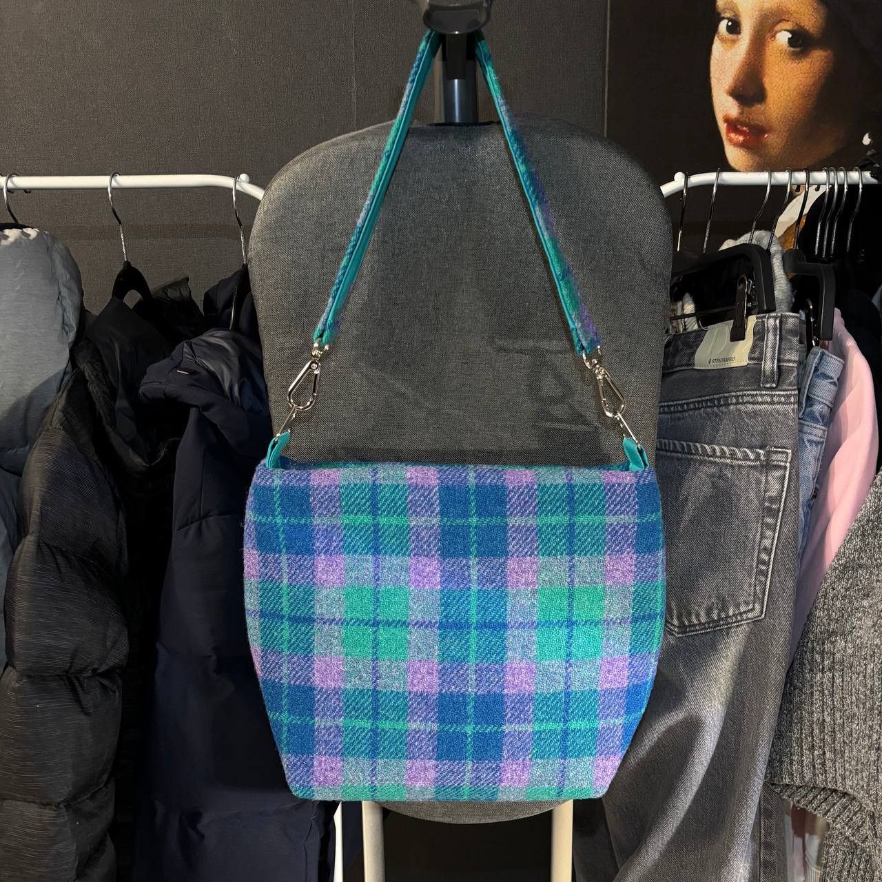 Harris Tweed Harris Tweed wool bag Size ONE SIZE - 2 Thumbnail
