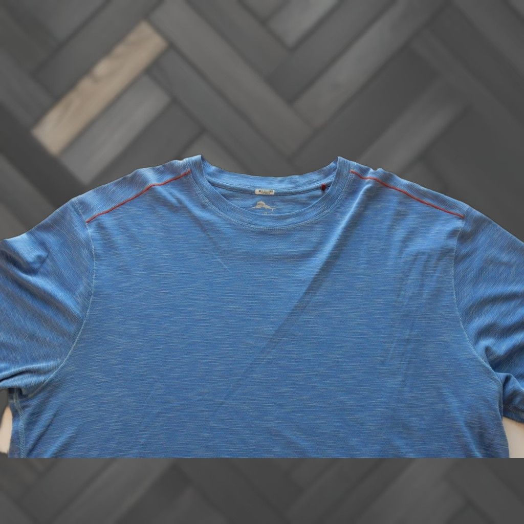 Tommy Bahama VINTAGE Tommy Bahama T Shirt Mens 2XL Blue Short Sleeve Shirts (if not vintage) Size US XXL / EU 58 / 5 - 1 Thumbnail