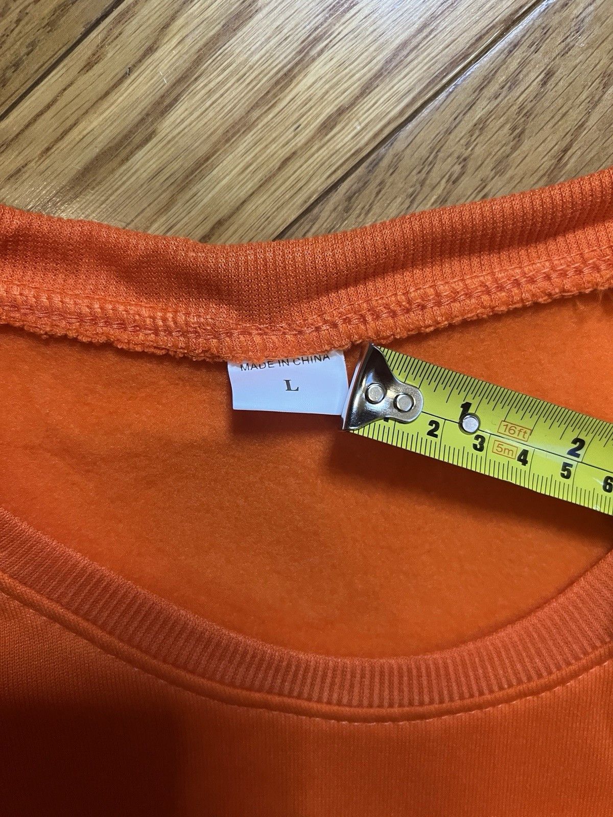 Other PARKE Varsity Crewneck Sweatshirt Orange Oversized Size L / US 10 / IT 46 - 4 Thumbnail