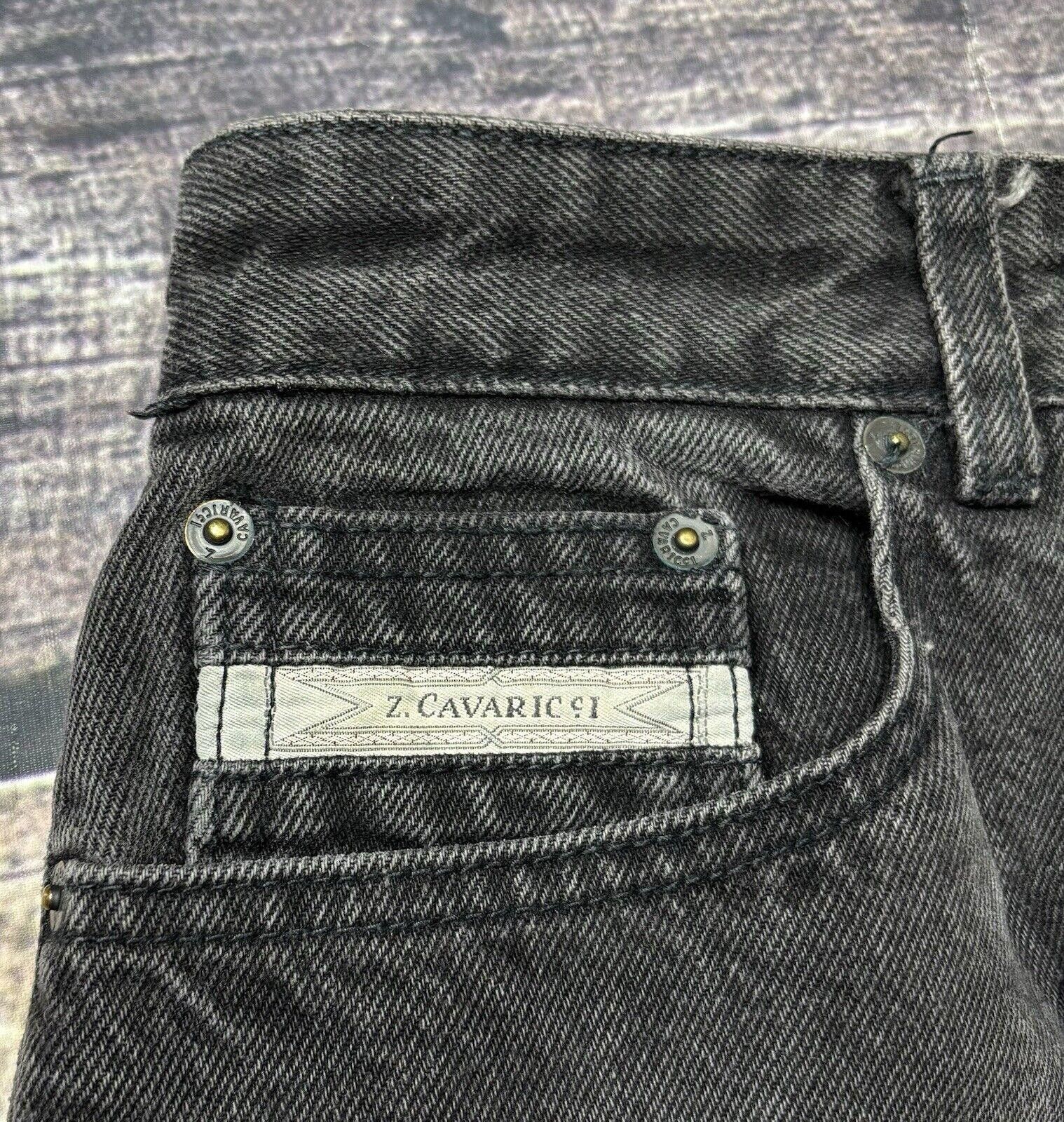 Other 90s Z Cavaricci Denim Jeans Women 25x28 Pleat USA Parachute Size 25" / US 0 / IT 36 - 5 Thumbnail