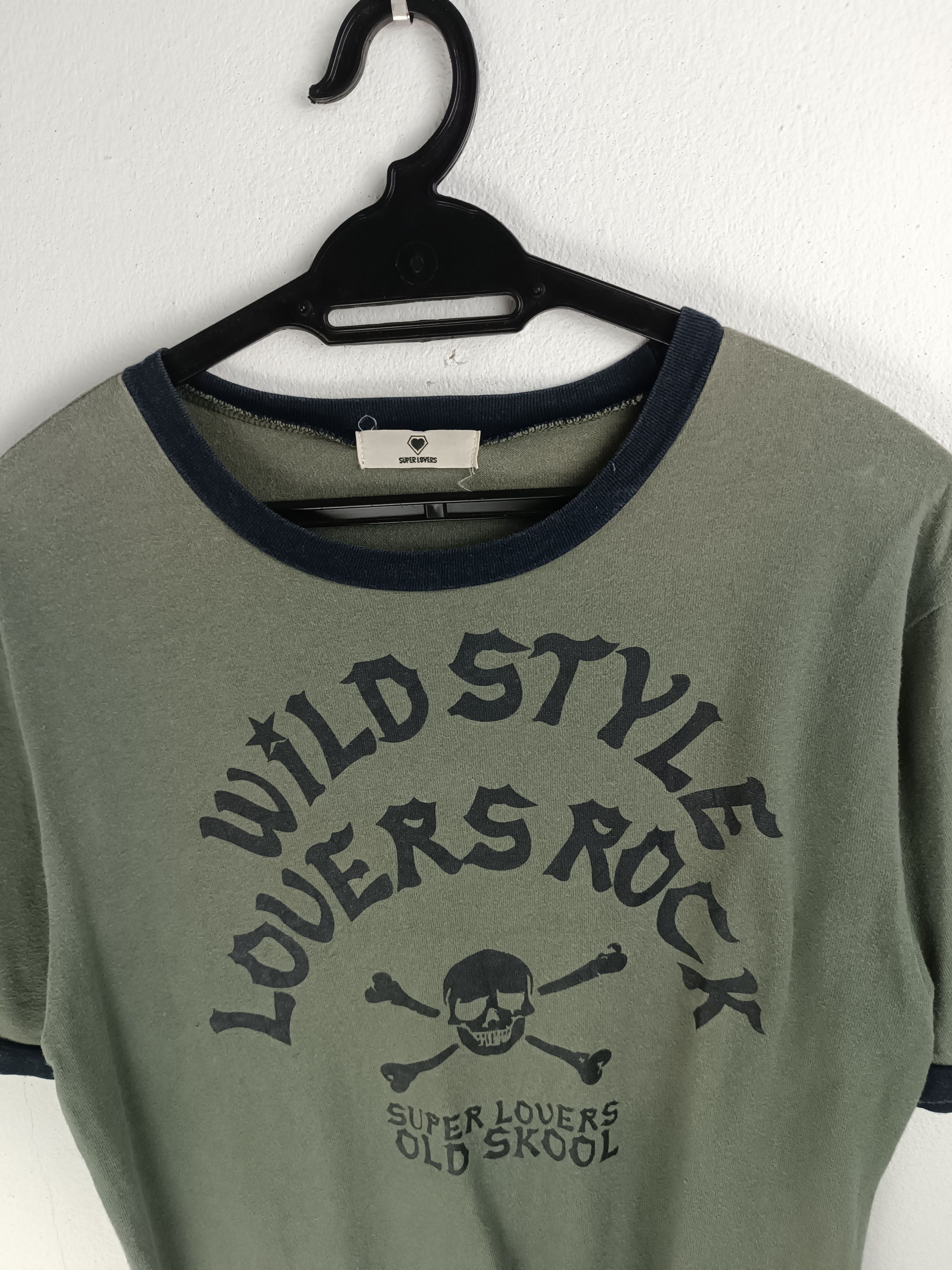 Japanese Brand VINTAGE Y2K SUPER LOVERS WILDSTYLE LOVERS ROCK VERY RARE TEE Size US M / EU 48-50 / 2 - 10 Thumbnail