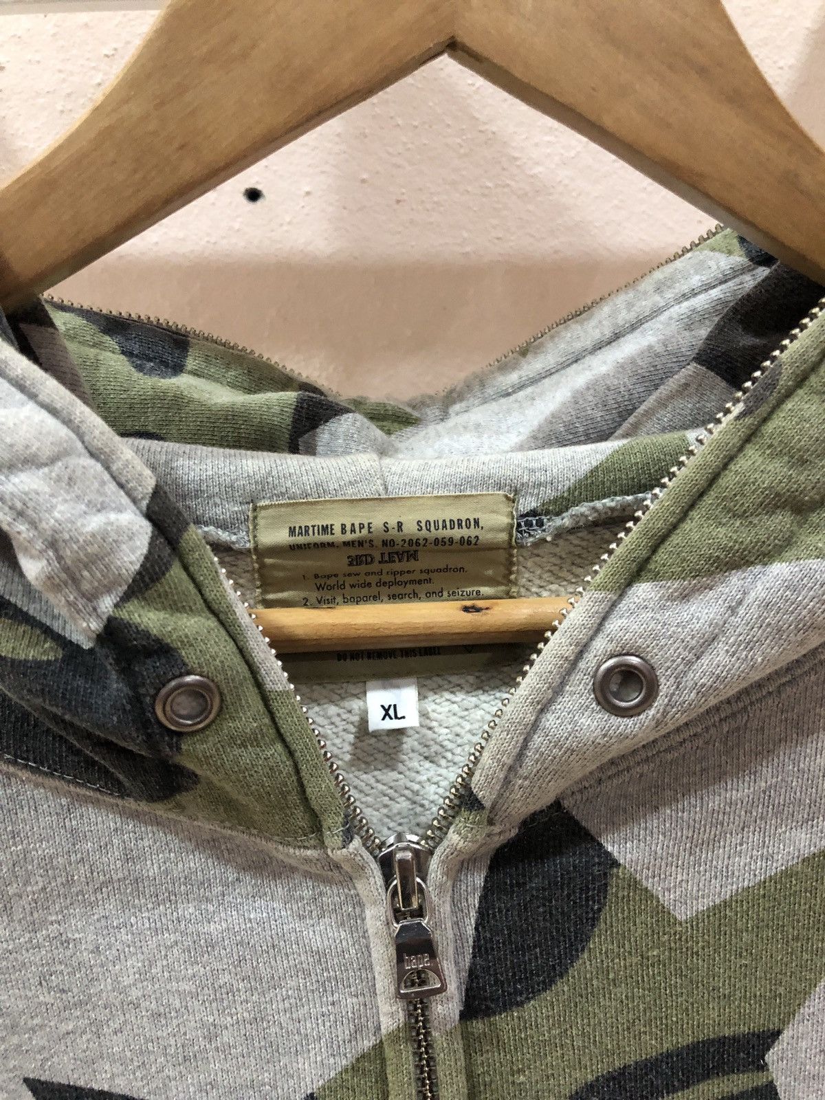 Bape OG Bapesta 1st Camo Full Zip Hoodie Size US XL / EU 56 / 4 - 3 Thumbnail