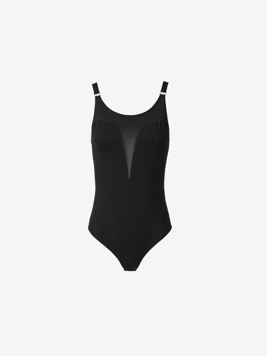 Alexander McQueen o1y0325 Lingerie Bodysuit in Black Size XS / US 0-2 / IT 36-38 - 1 Thumbnail