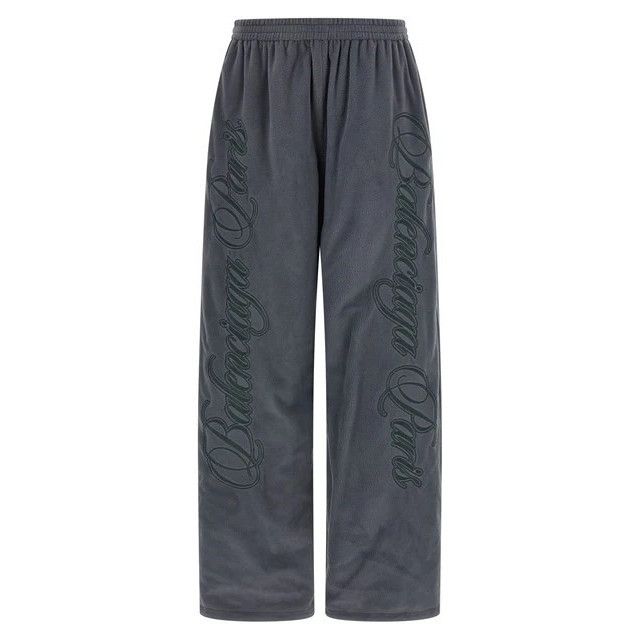 Balenciaga BALENCIAGA Cursive Black/Gray Reversible Pants New & Authent Size 26" / US 2 / IT 38 - 2 Thumbnail