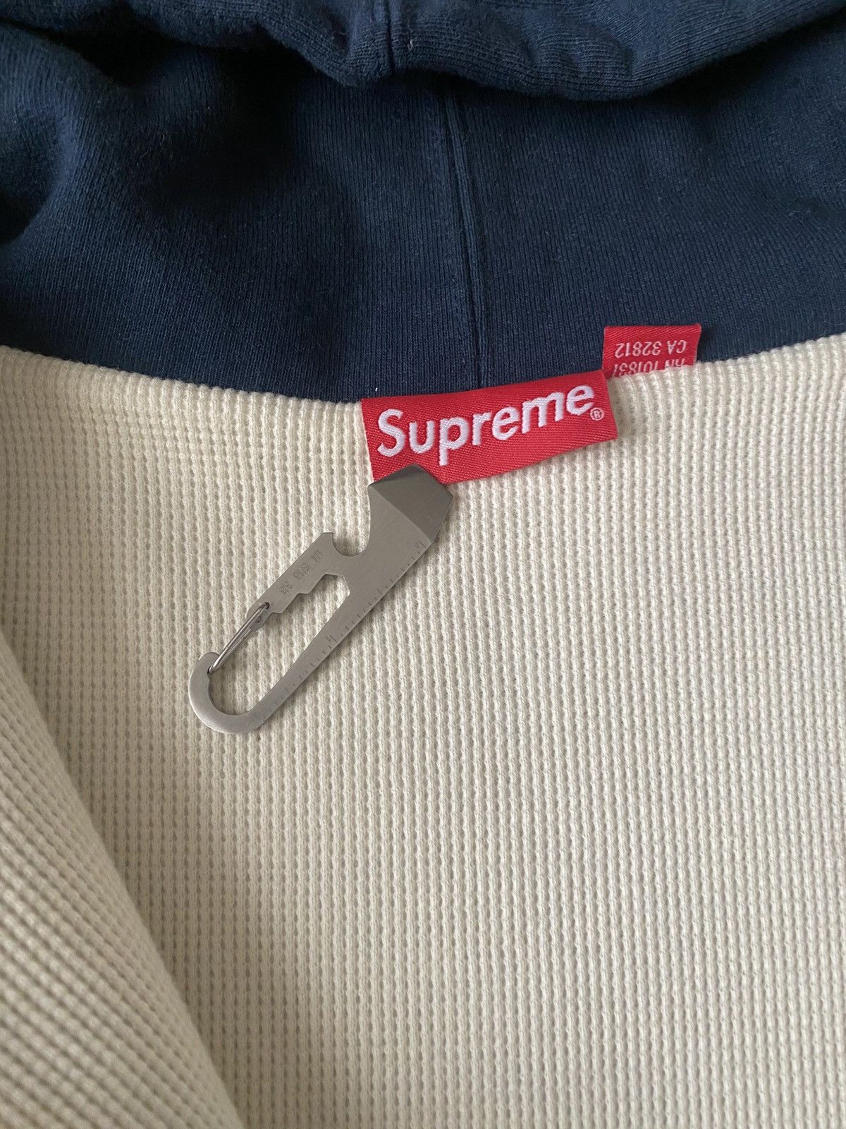 Supreme Supreme Thermal Lined Zip Up Hoodie Size Large Size US L / EU 52-54 / 3 - 3 Thumbnail
