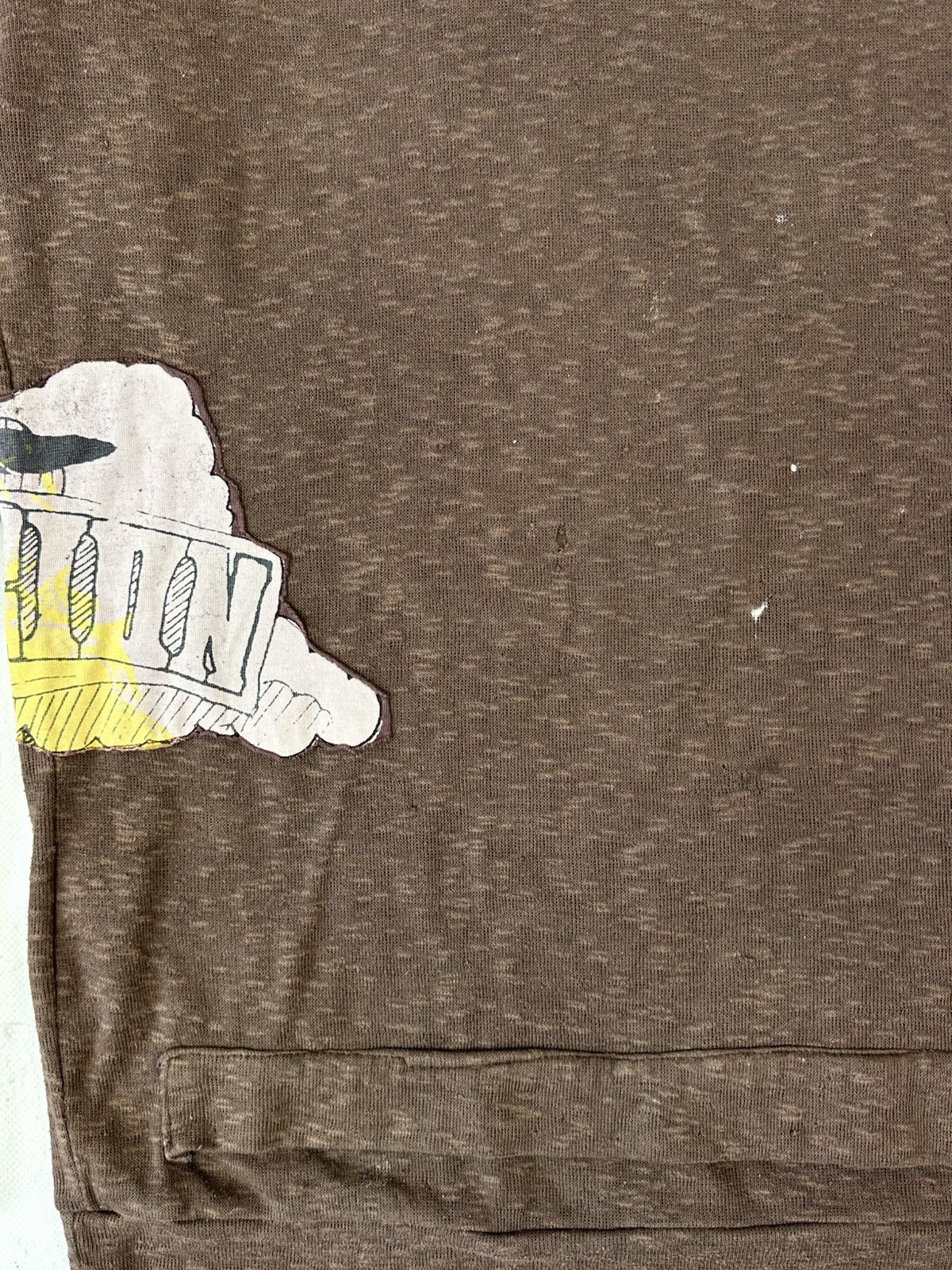 If Six Was Nine Y2K Vintage Religion Torn Distressed Brown Sweater Size US M / EU 48-50 / 2 - 8 Thumbnail