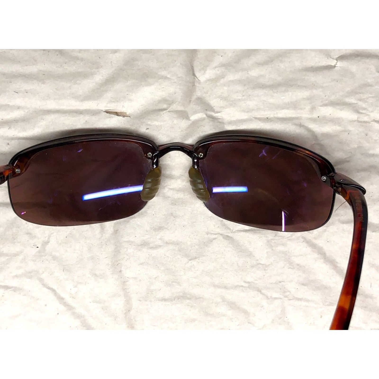 Maui Jim MAUI JIM MJ SPORT WRAP MJ407-10 BROWN SUNGLASSES Polarized 1.5 Japan + Case Unisex Adults Wrap Rimless Case Size ONE SIZE - 5 Thumbnail