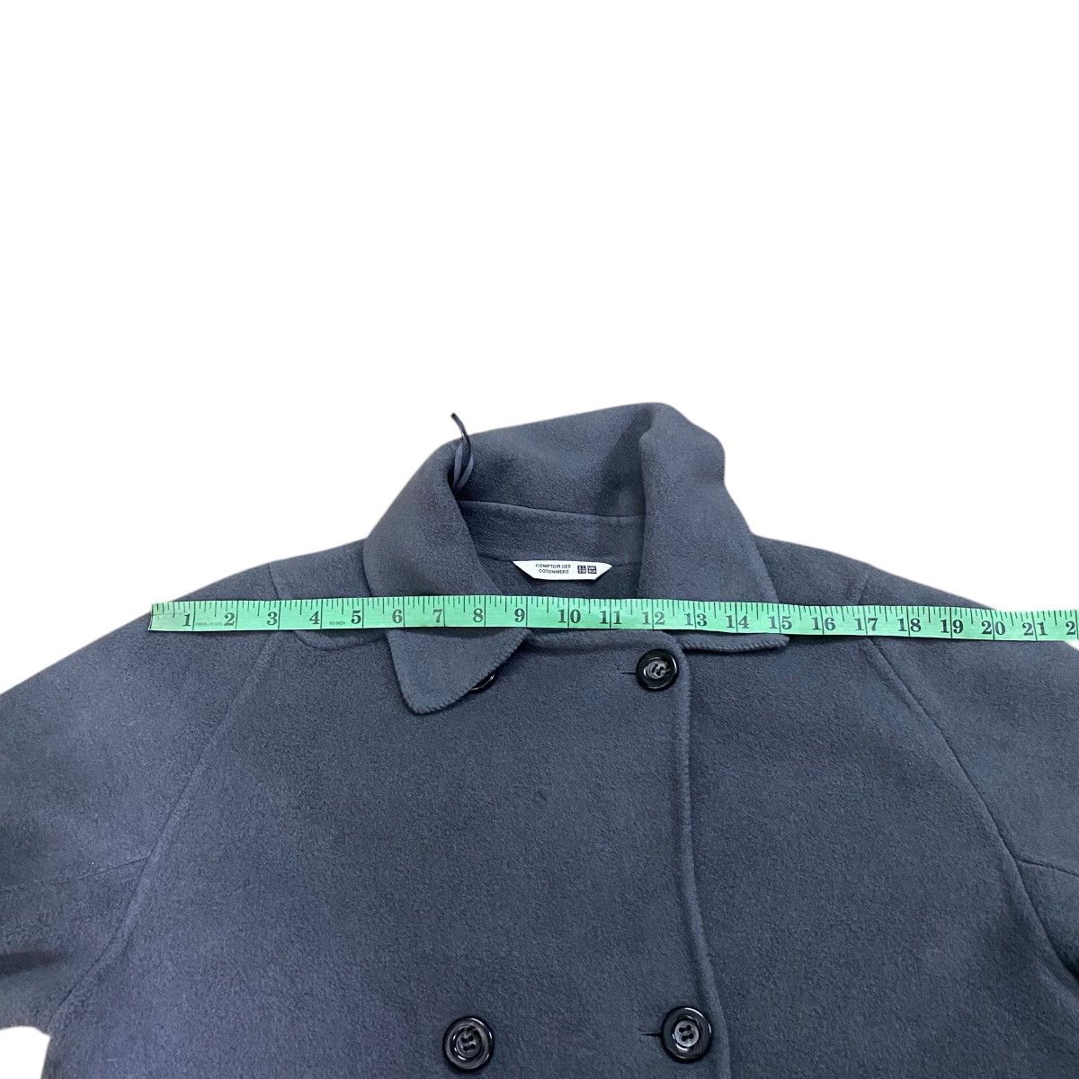 Uniqlo Comptoir Des Cotonniers Wool Blend Half Coat M Dark Grey Size US M / EU 48-50 / 2 - 15 Thumbnail