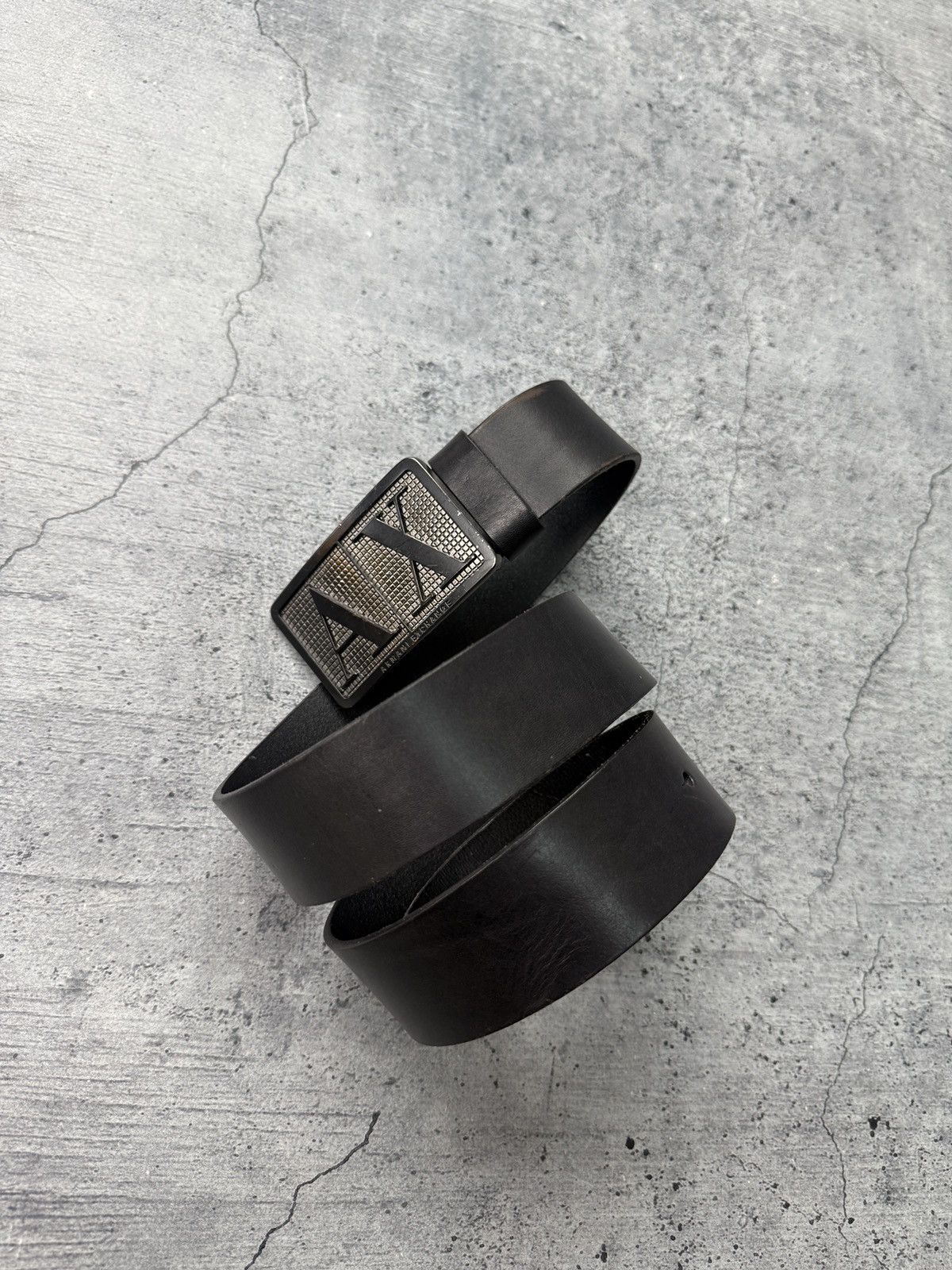 Armani Exchange Armani Exchange luxury Leather Belt Size 32 - 1 Thumbnail