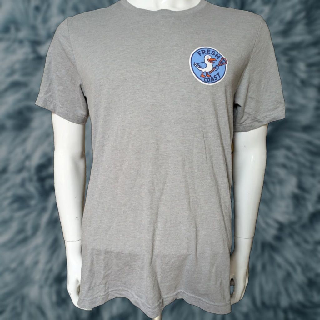 Vintage VINTAGE Canvas T-Shirt Lacrosse Men L Gray Seagull Logo 50% Polyester 25% Cotton 25% Rayon Size US L / EU 52-54 / 3 - 1 Thumbnail