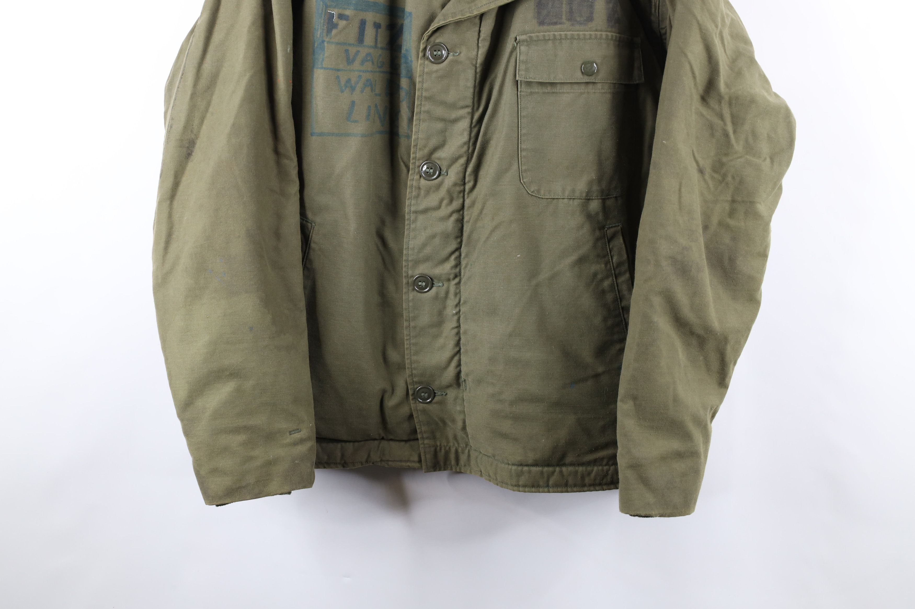 Vintage Vintage 70s Vietnam War Permeable A-2 Deck Jacket USA Size US L / EU 52-54 / 3 - 3 Thumbnail
