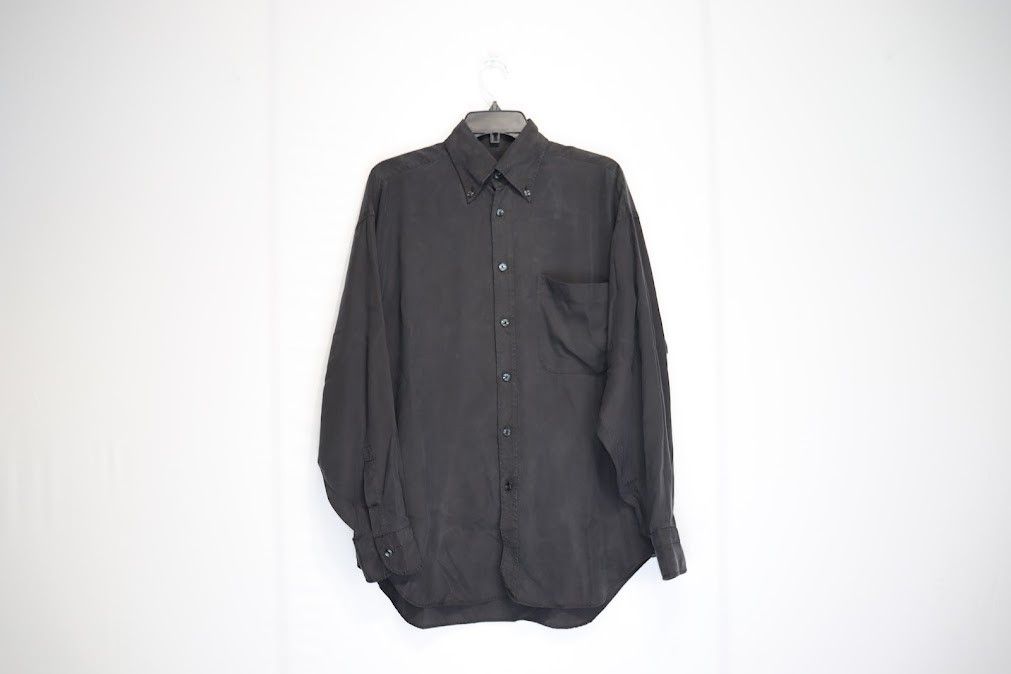 image of Tom Ford O1Rshd Classic Button Up Shirt In Black, Men's (Size Small)