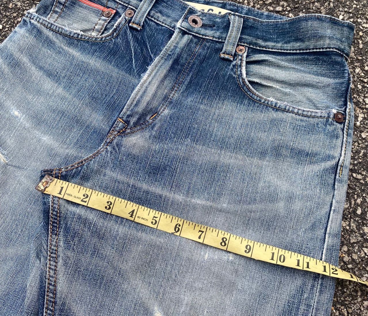 Edwin Vintage Edwin Selvegde Redline Distressed Denim Size US 31 - 7 Thumbnail