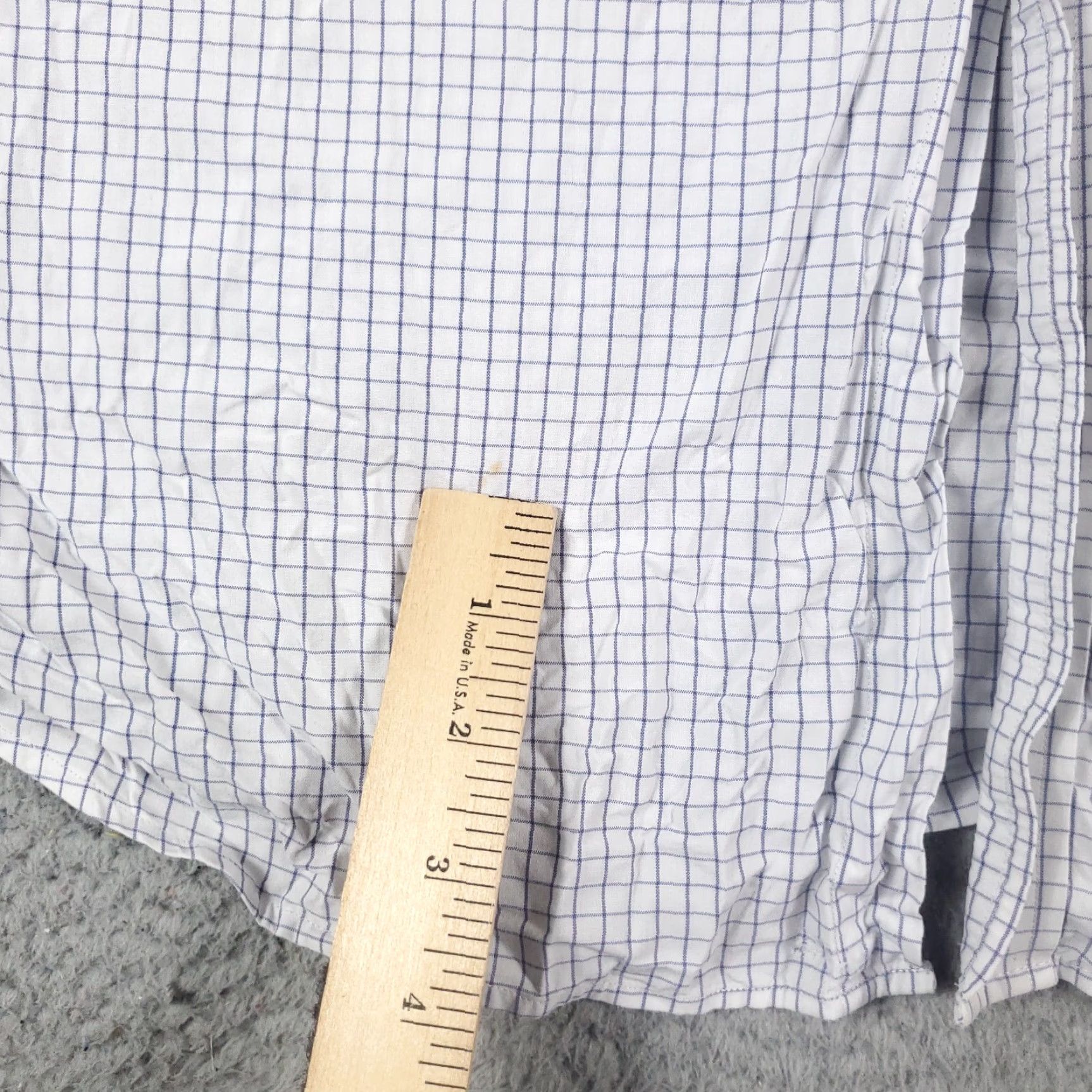 Tommy Hilfiger Tommy Hilfiger Shirt Mens Large White Blue Check Button-Up Long Sleeve Casual Office Wear L White Check, Tommy Hilfiger, Button-Up, Men, Regular Fit Size US L / EU 52-54 / 3 - 5 Thumbnail