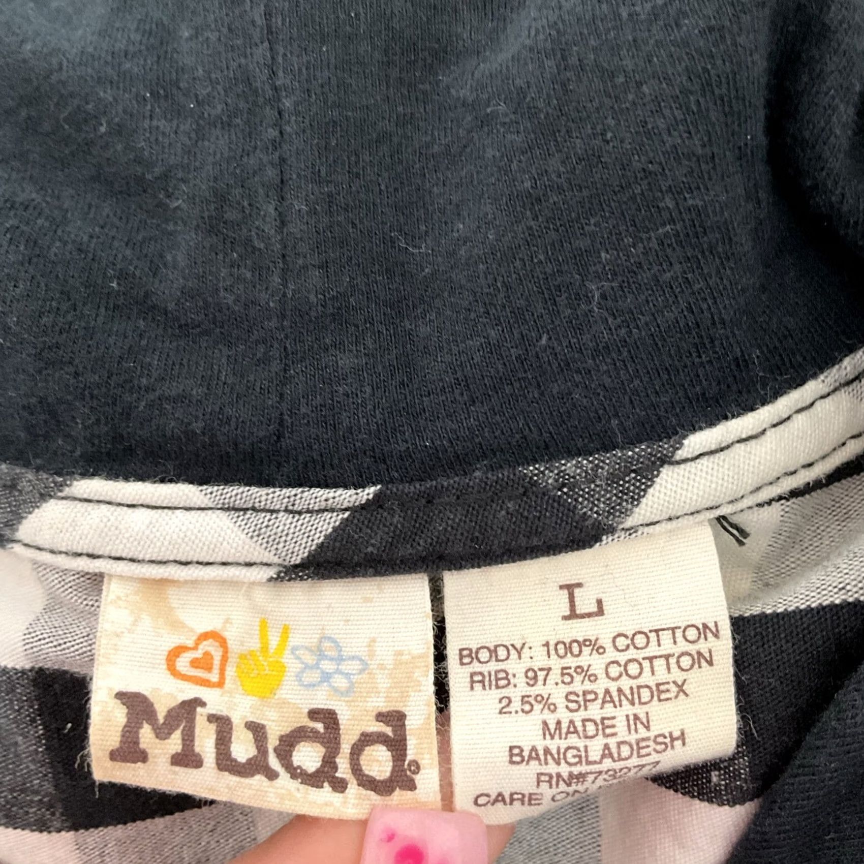 Vintage Mudd Vintage Vest Y2K 90s Jacket L Cropped Plaid Checkered Hooded Zip Size L / US 10 / IT 46 - 7 Thumbnail