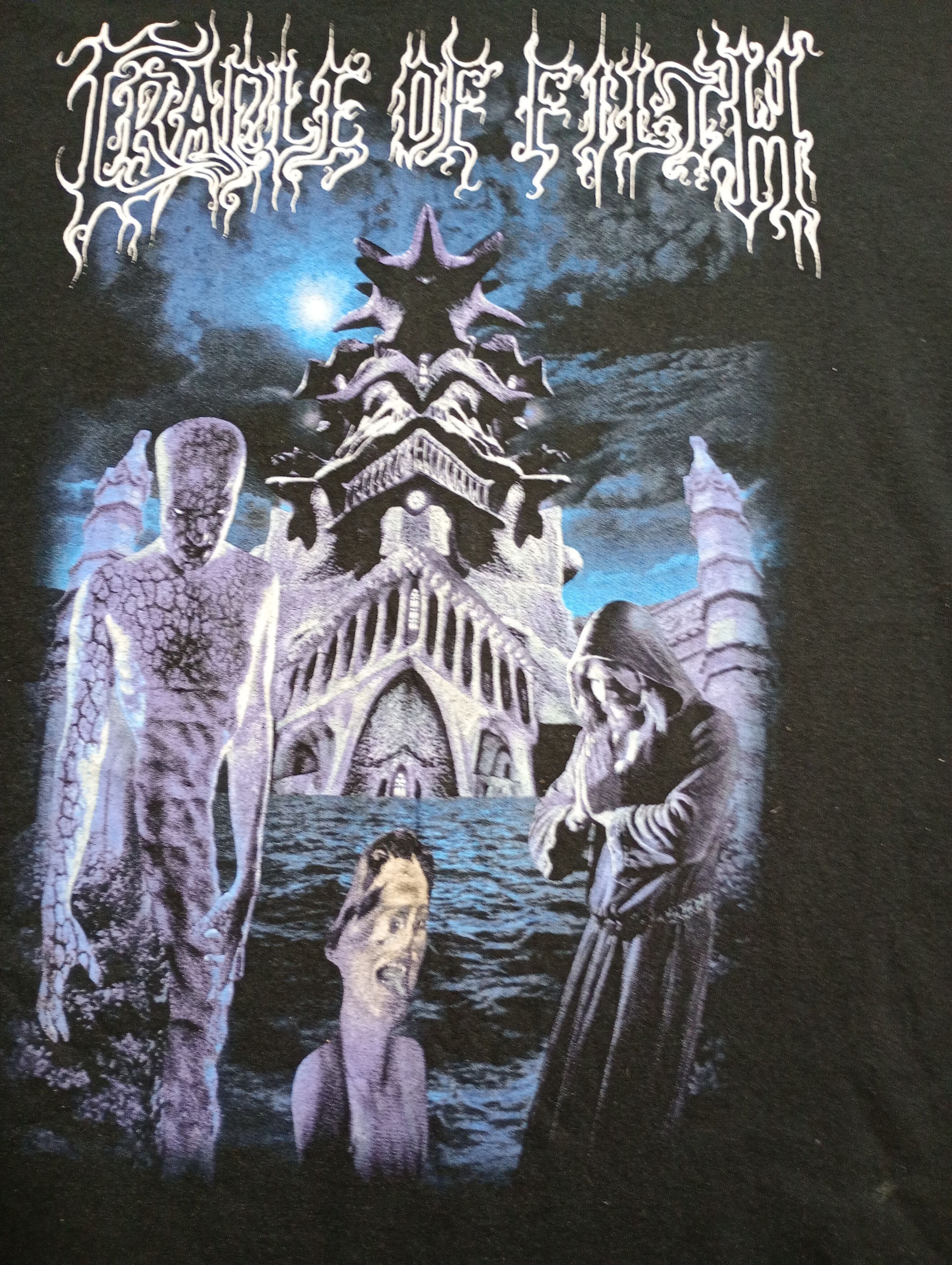 Band Tees Cradle of Filth Turn Up The Horror T-Shirt 2000 Size US XL / EU 56 / 4 - 6 Thumbnail