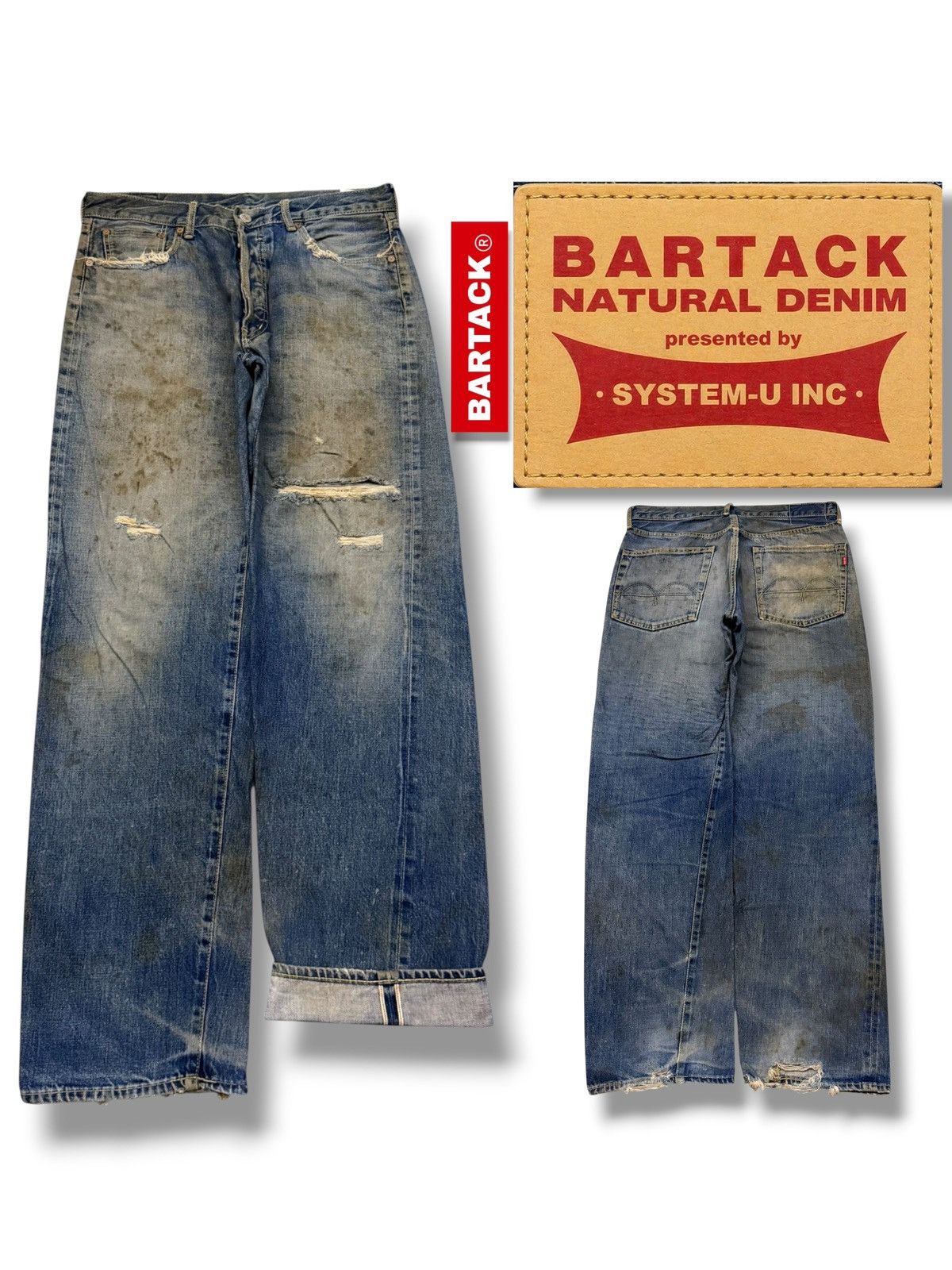 Vintage Bartack Made By S.u & Co Selvedge Denim Japan | W33