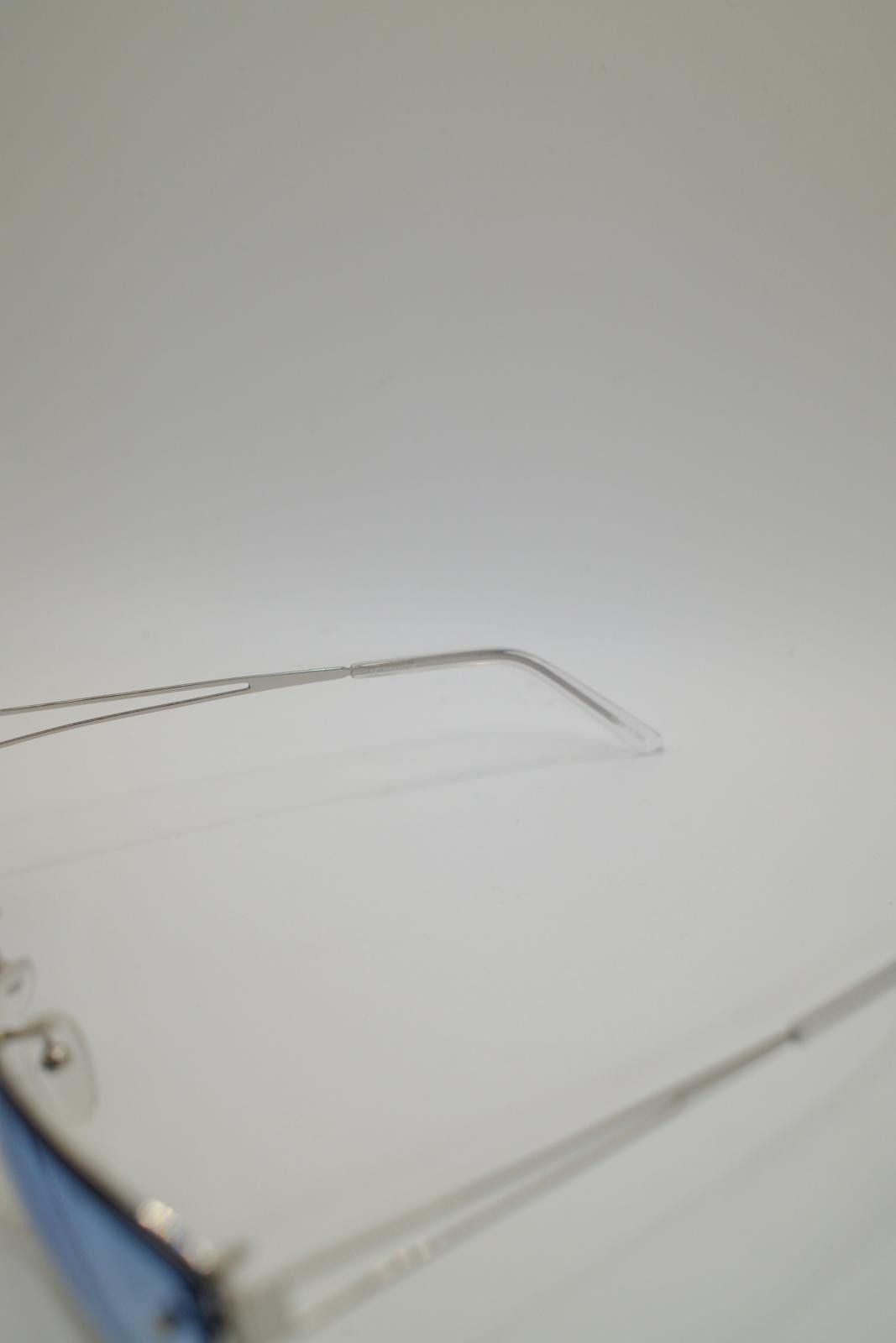 Jean Paul Gaultier 90's Jean Paul Gaultier Titanium Rim Smokey Blue Sunglasses Size ONE SIZE - 5 Thumbnail
