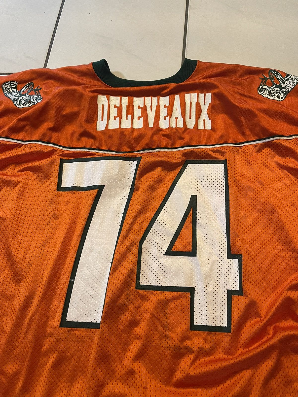 Vintage Vintage Famu Rattlers Florida Am Football Jersey Rare #74 Size US XXL / EU 58 / 5 - 8 Thumbnail