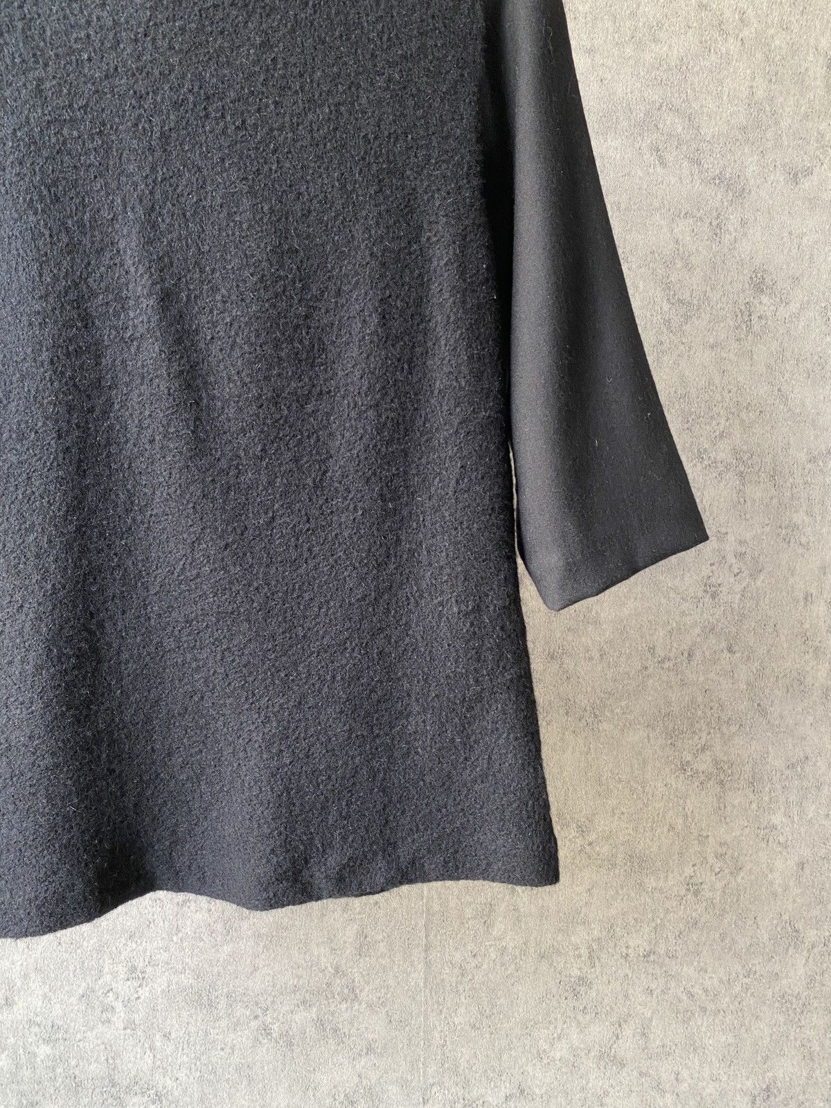 Tsumori Chisato Tsumori Chisato Black Hybrid Design Wool Shirt Size S / US 4 / IT 40 - 5 Thumbnail