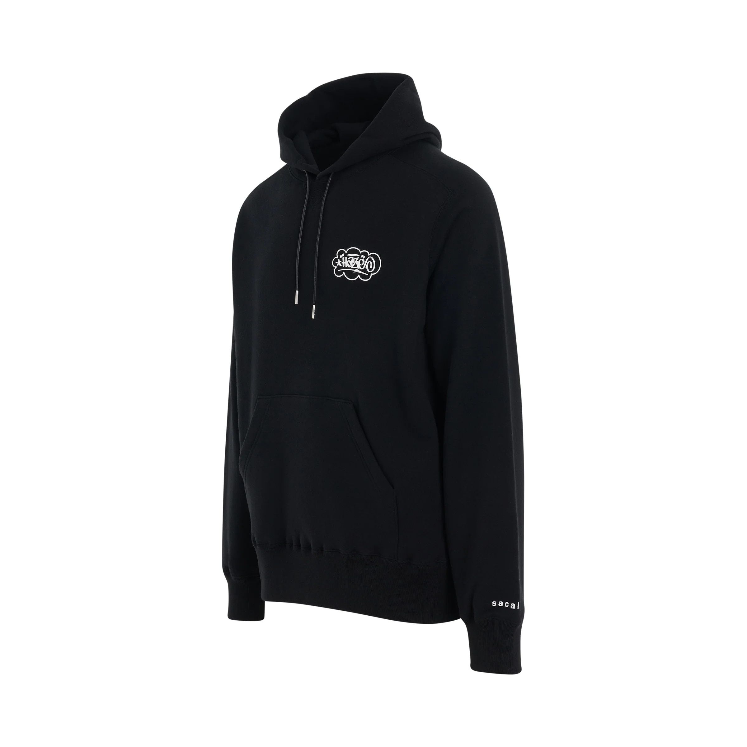 Sacai o1mris0824 Circle Star Hoodie in Black Size US L / EU 52-54 / 3 - 2 Thumbnail