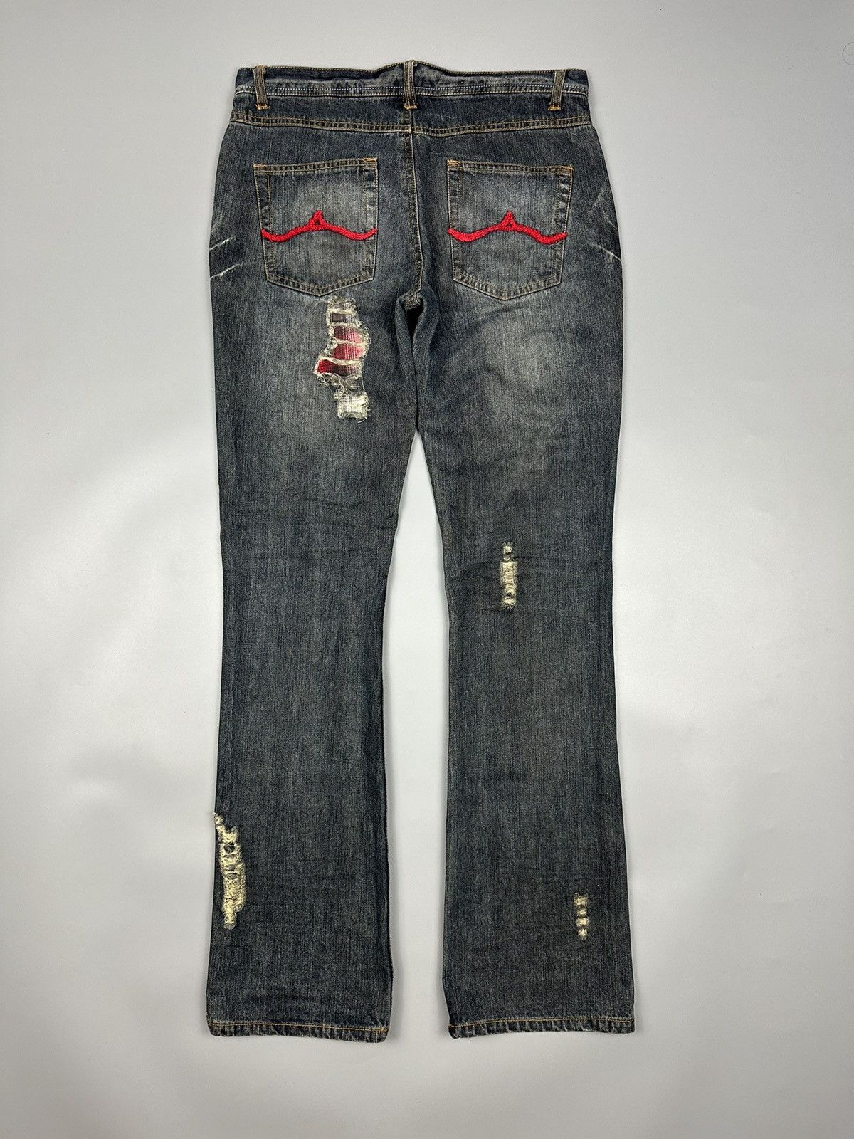 14th Addiction × In The Attic Vintage In The Attic Homme Flare Jeans Size US 33 - 2 Thumbnail