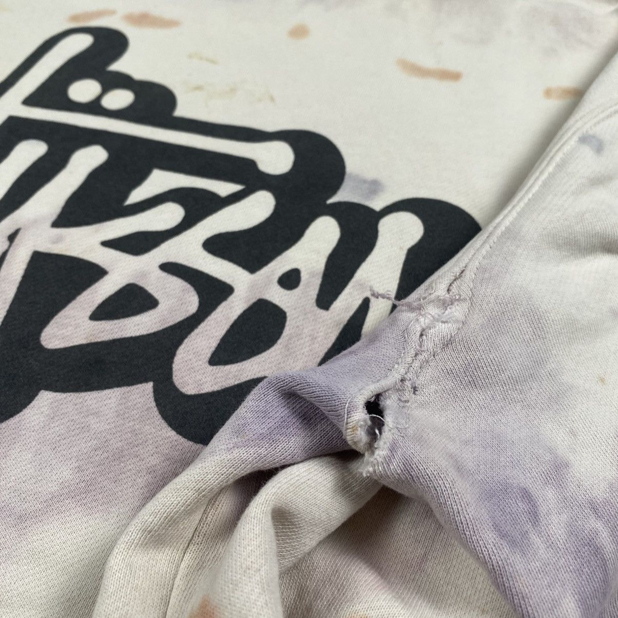 Stussy Vintage y2k Stussy Japan Tiedye Distressed Crewneck Size US L / EU 52-54 / 3 - 5 Thumbnail