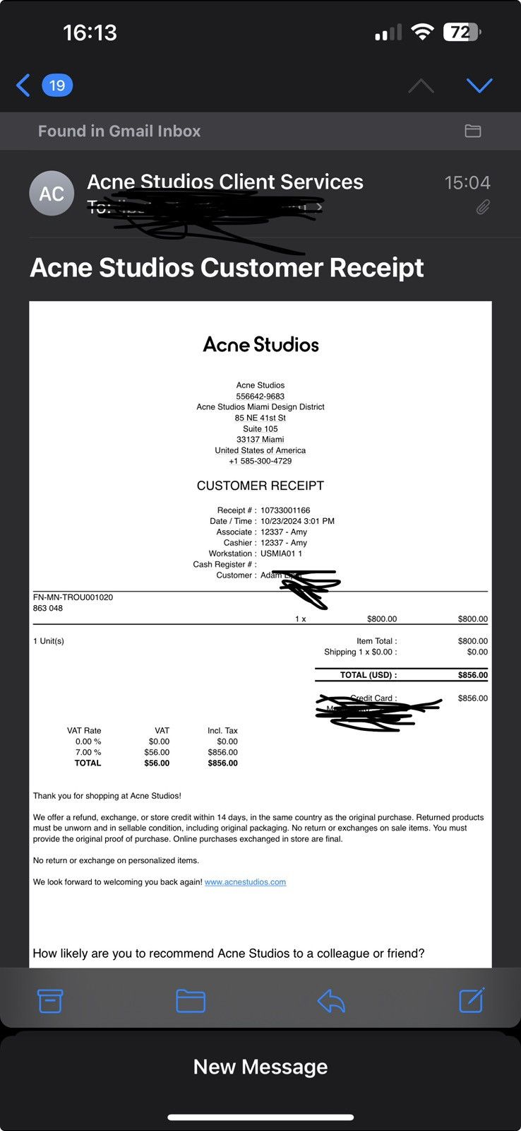 Acne Studios Acne Studios Trompe L'oeil Print Keychain Baggy Jeans Size US 32 / EU 48 - 9 Thumbnail