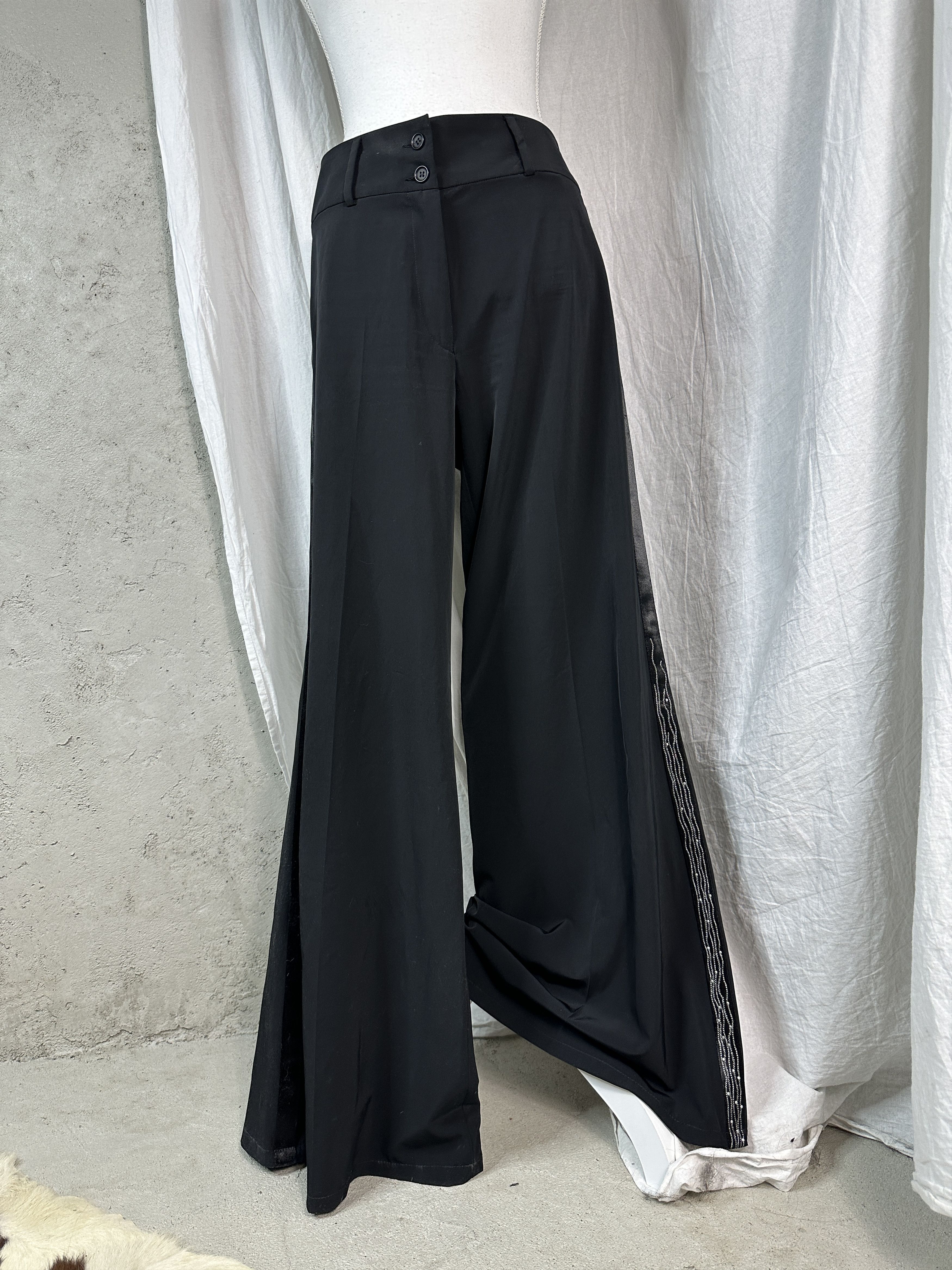 Marithe + Francois Girbaud Marithe Francois Girbaud Ultra Wide Leg Vintage pants Size 34" / US 12 / IT 48 - 5 Thumbnail