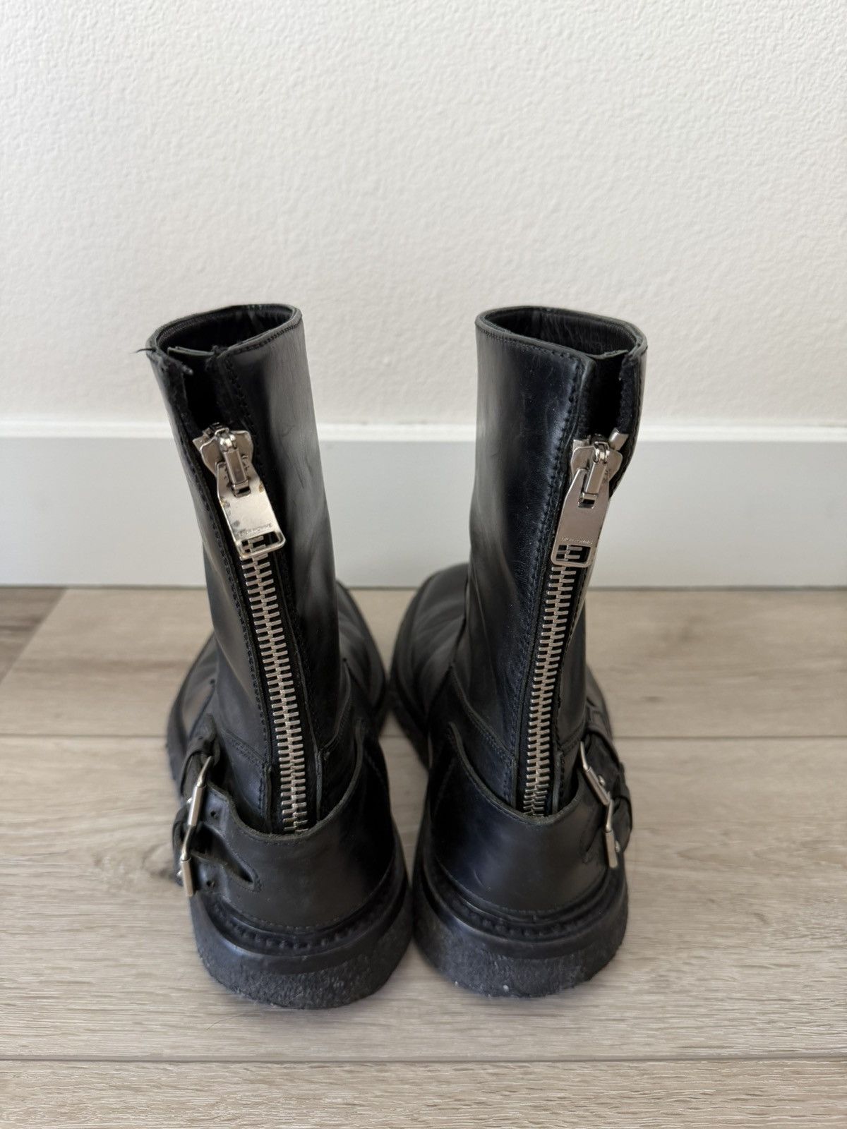 Dior AW07 Navigate Back Zip Strap Boots 40 Size US 8.5 / EU 41-42 - 4 Thumbnail
