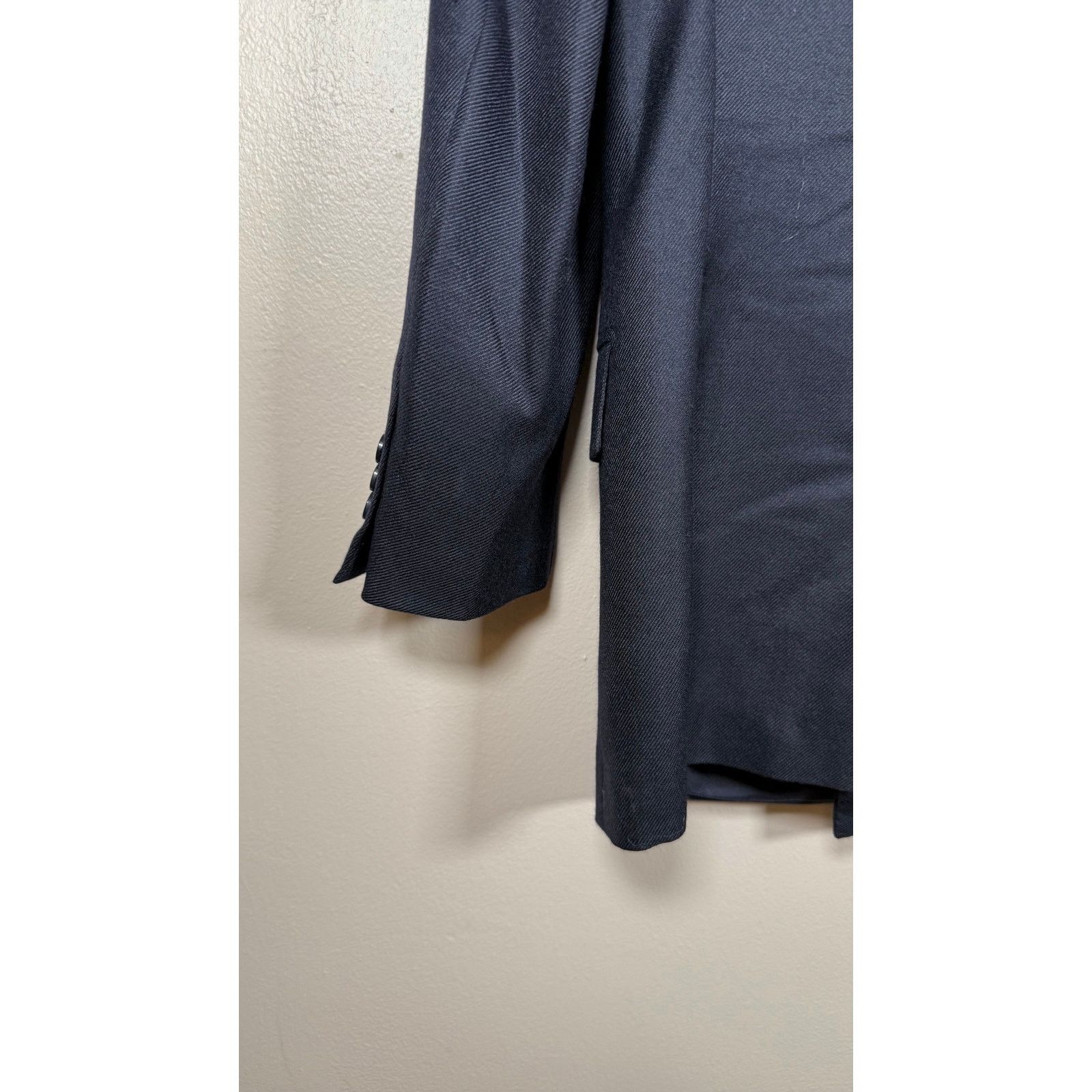 Stefano Ricci Stefano Ricci Navy Cashmere Double Breasted Blazer 46IT/36US Size 36R - 8 Thumbnail