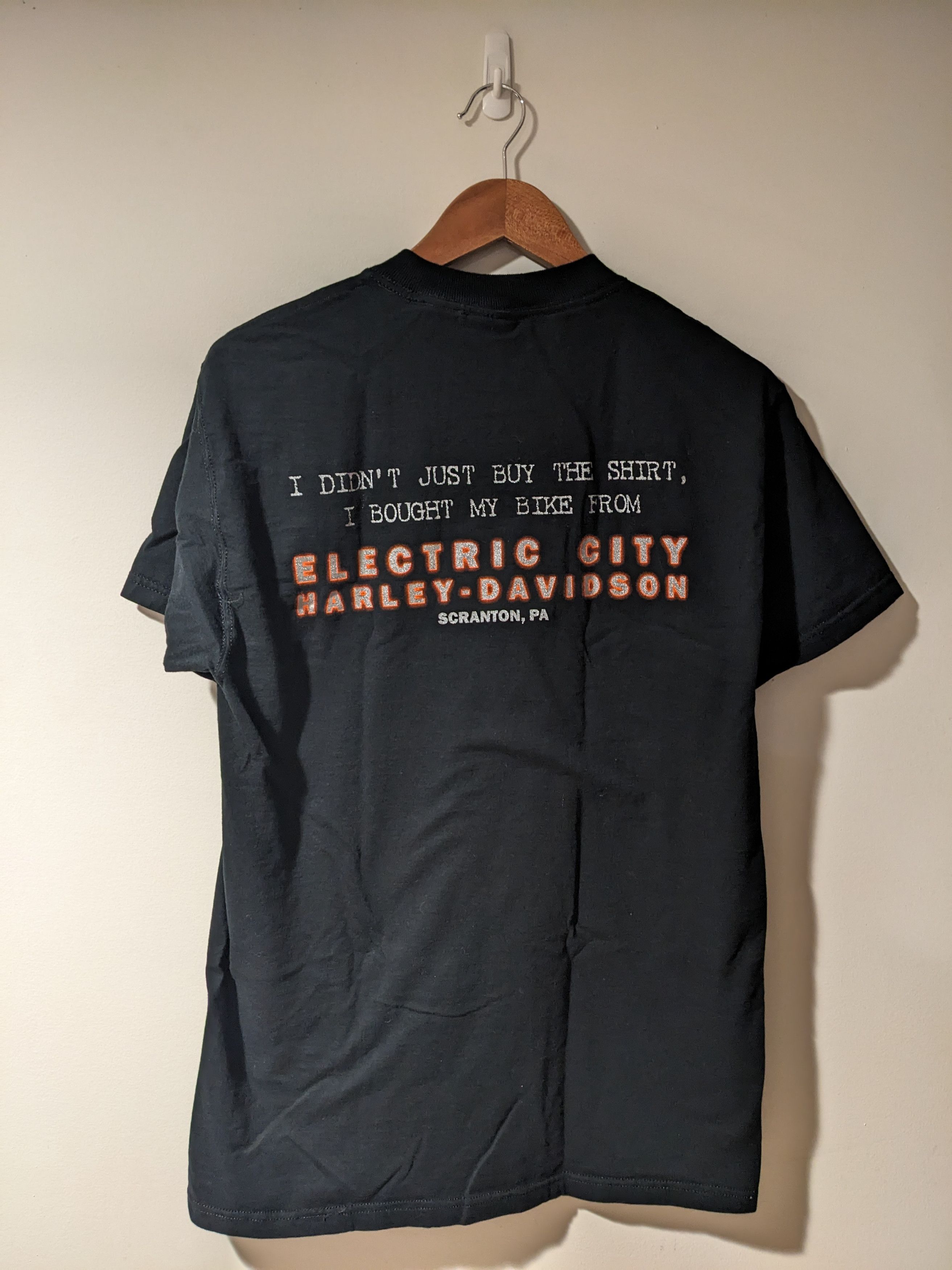 Harley Davidson × Vintage Vintage Y2K Harley Davidson Motorcycle Electric City T-Shirt Size US M / EU 48-50 / 2 - 1 Thumbnail