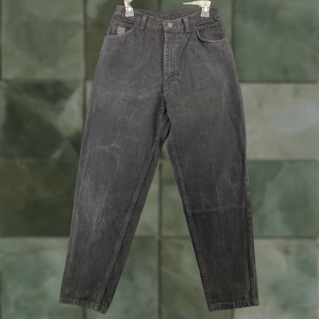 Wrangler VINTAGE VTG Wrangler Jeans Womens 12 Petite Black Relaxed Mom USA MADE Size 34" / US 12 / IT 48 - 1 Thumbnail