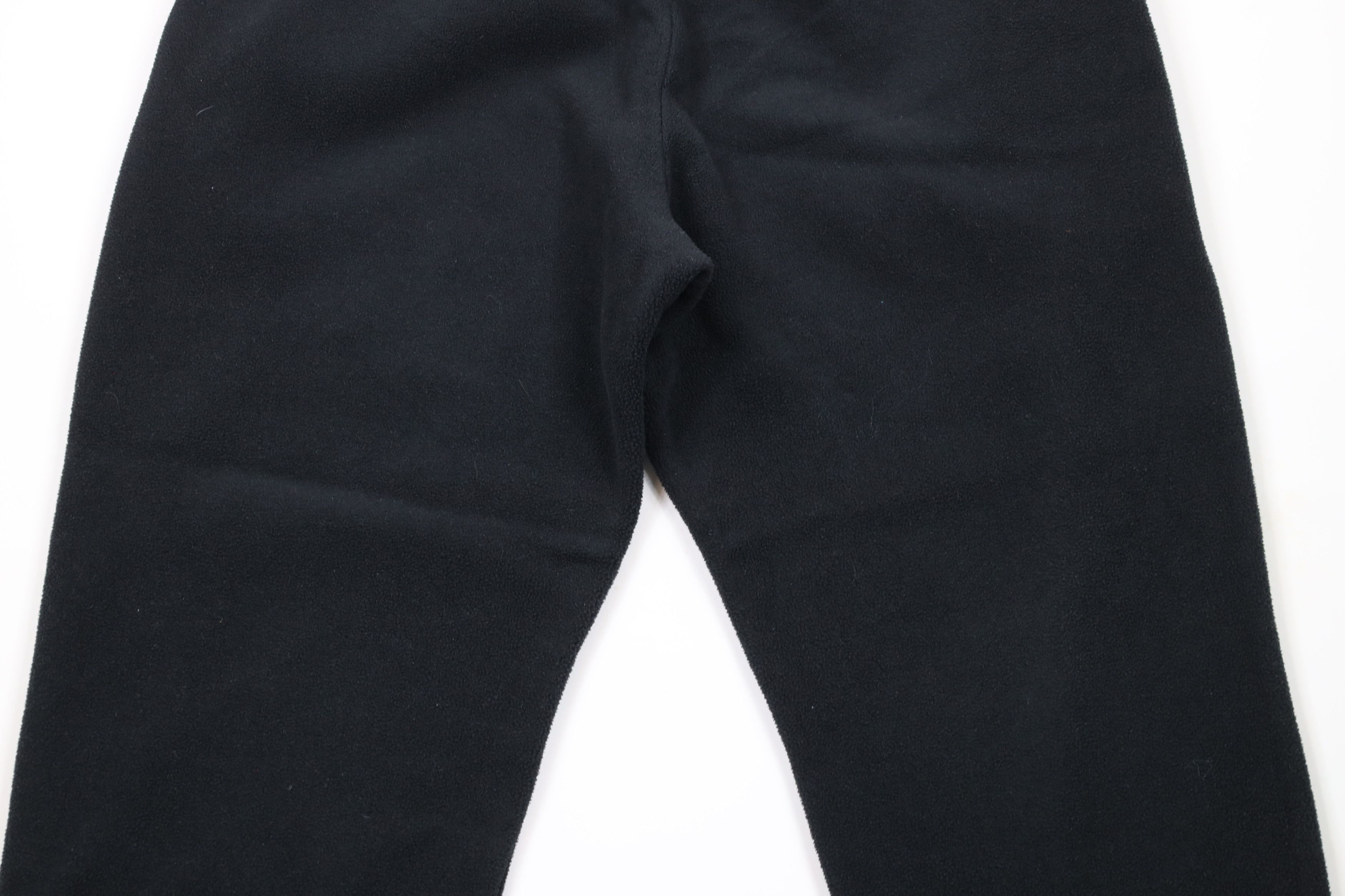 Cabelas × Vintage Vintage 90s Cabelas Fleece Wide Leg Sweatpants Black Size ONE SIZE - 10 Thumbnail