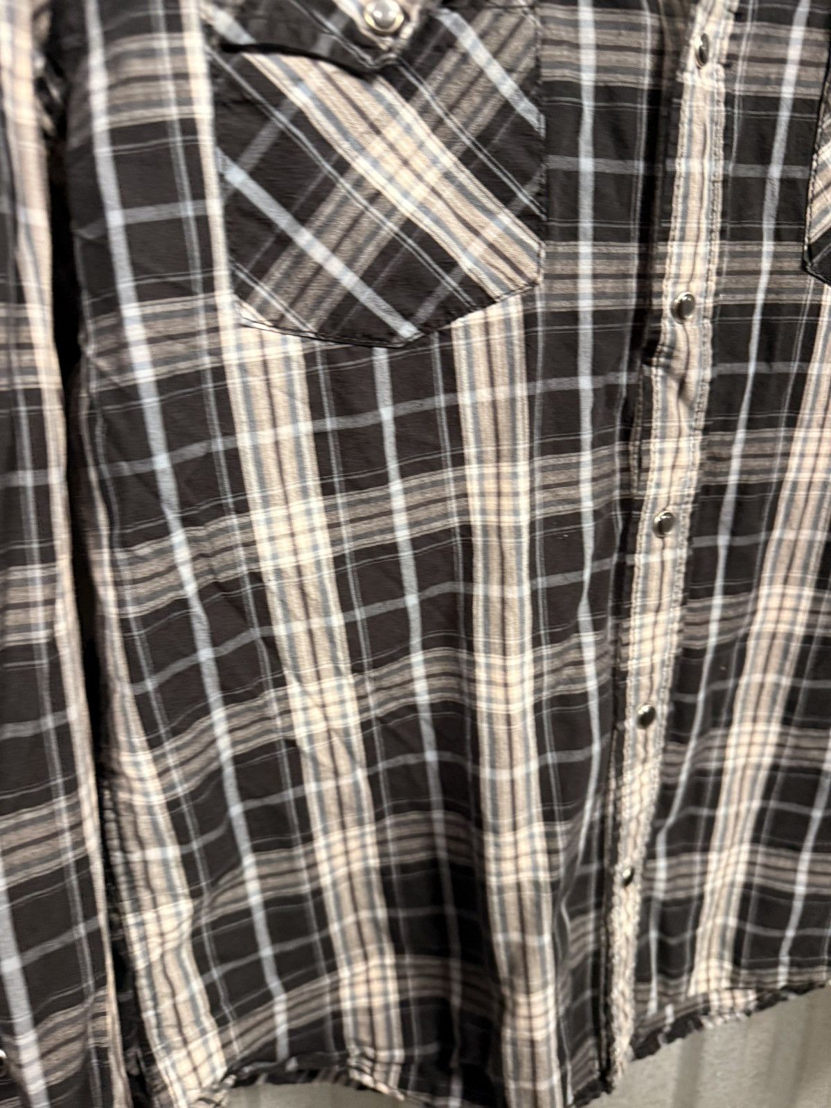 Levi's Vintage Levis Signature Pearl Snap Plaid Western Button Up Size US M / EU 48-50 / 2 - 11 Thumbnail