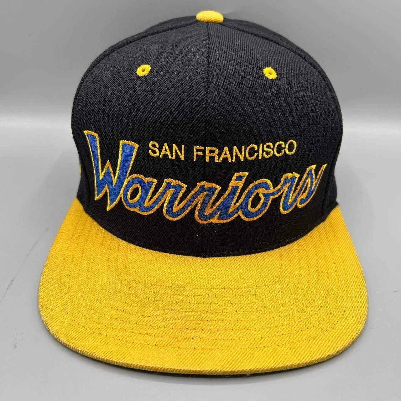 Mitchell & Ness Golden State Warriors GSW Hat Men NBA Snap Back Cap Wool Size ONE SIZE - 1 Thumbnail