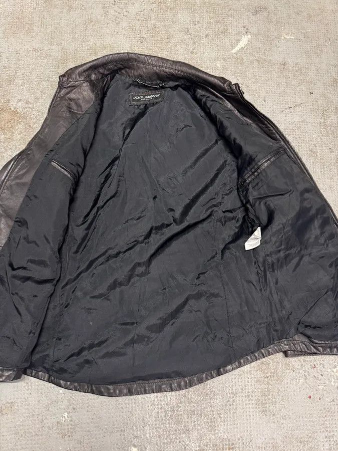 Dolce & Gabbana FW2012 Dolce & Gabbana Black Lamb Leather Jacket Size US S / EU 44-46 / 1 - 7 Thumbnail