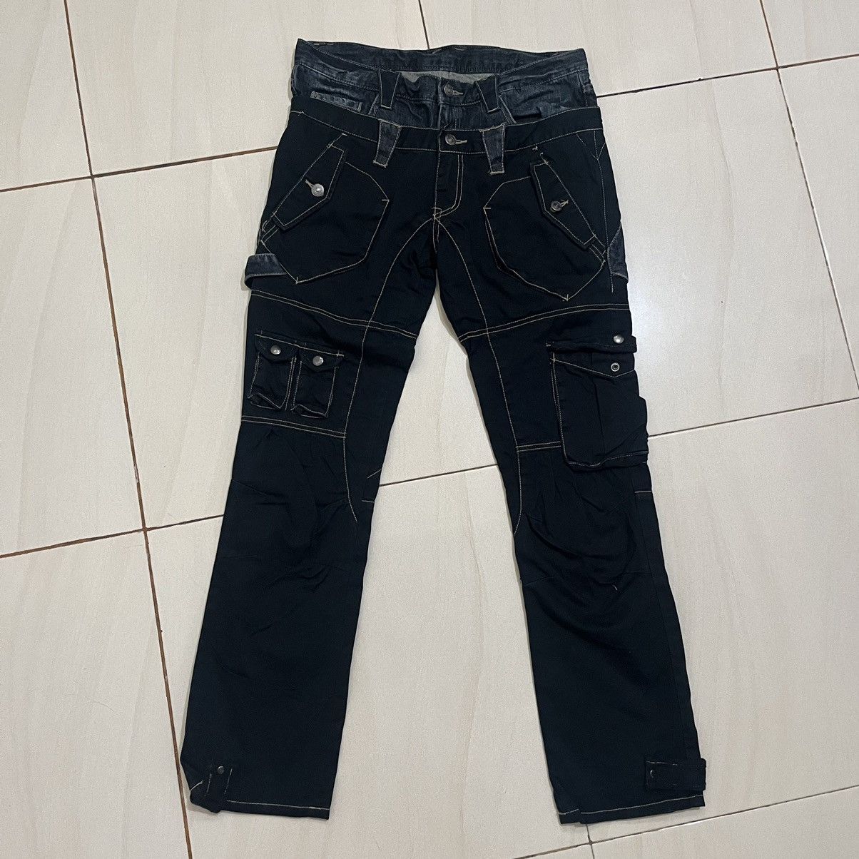PPFM Double Waist Cargo Multipocket Long Pants Japan Made