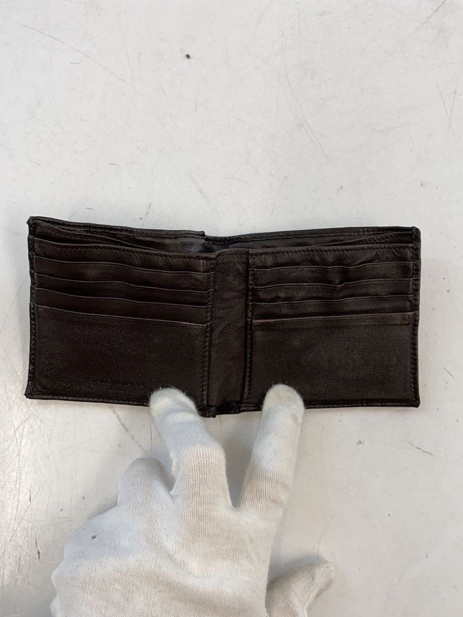 Balenciaga Balenciaga Leather Bi-Fold Wallet Brown Size ONE SIZE - 4 Thumbnail