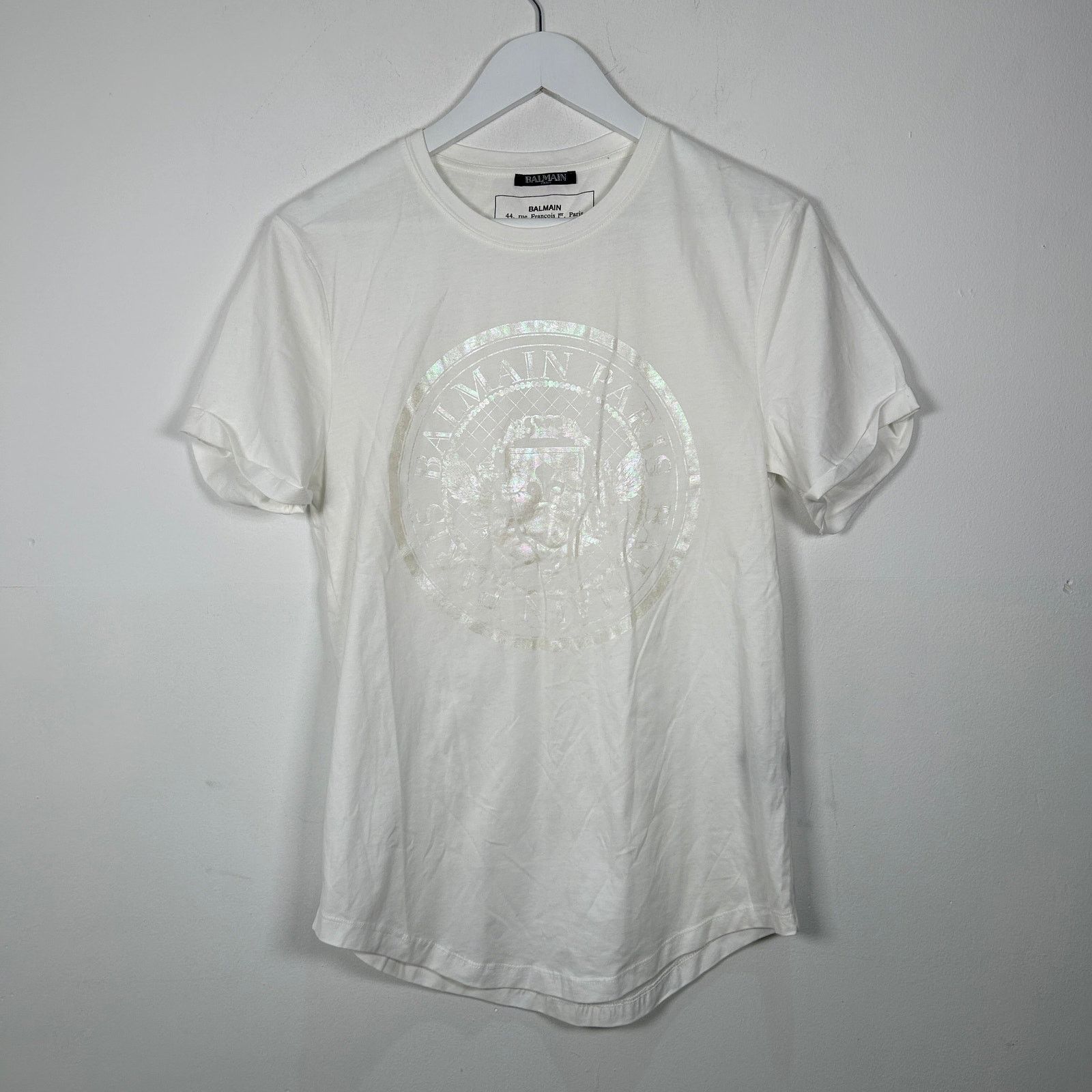 Balmain Balmain Iridescent Graphic T-Shirt Size S Size US S / EU 44-46 / 1 - 1 Thumbnail