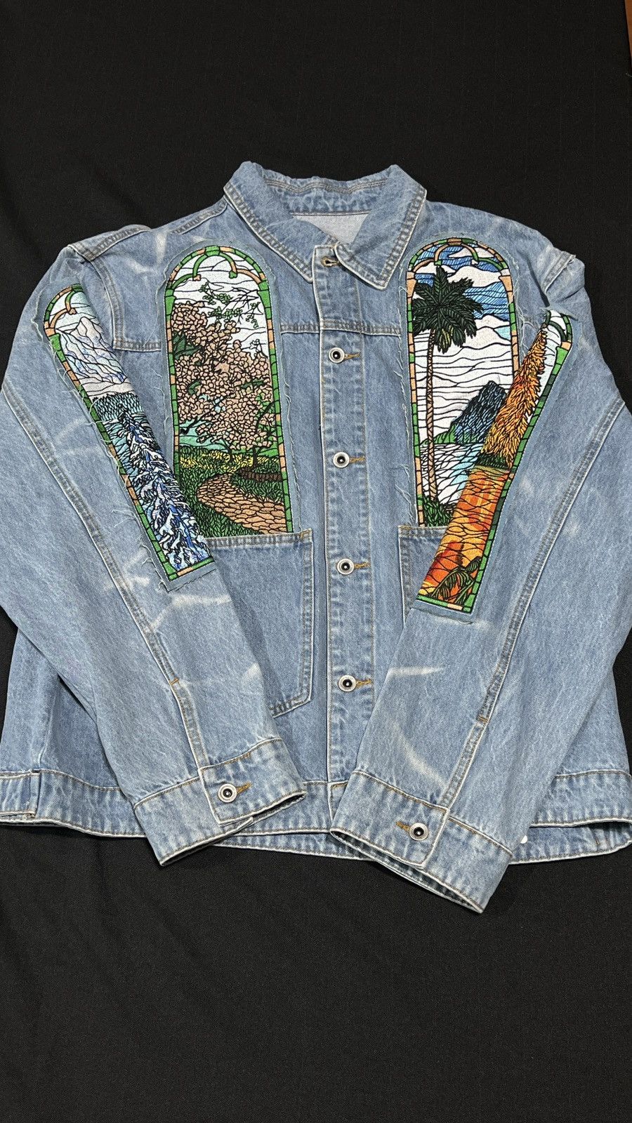 image of Who Decides War Four Season Denim Jacket, Men's (Size 2XL)