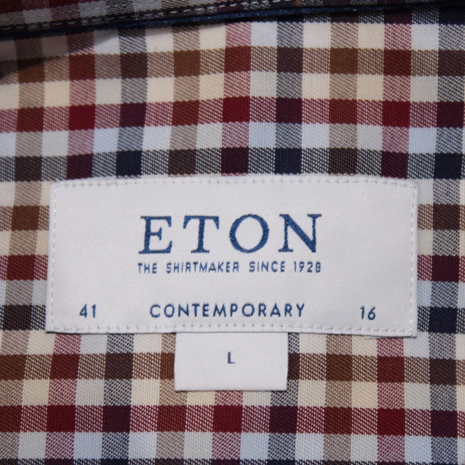 Eton Eton New with tags Shirt Size L US In Red Size US L / EU 52-54 / 3 - 8 Thumbnail