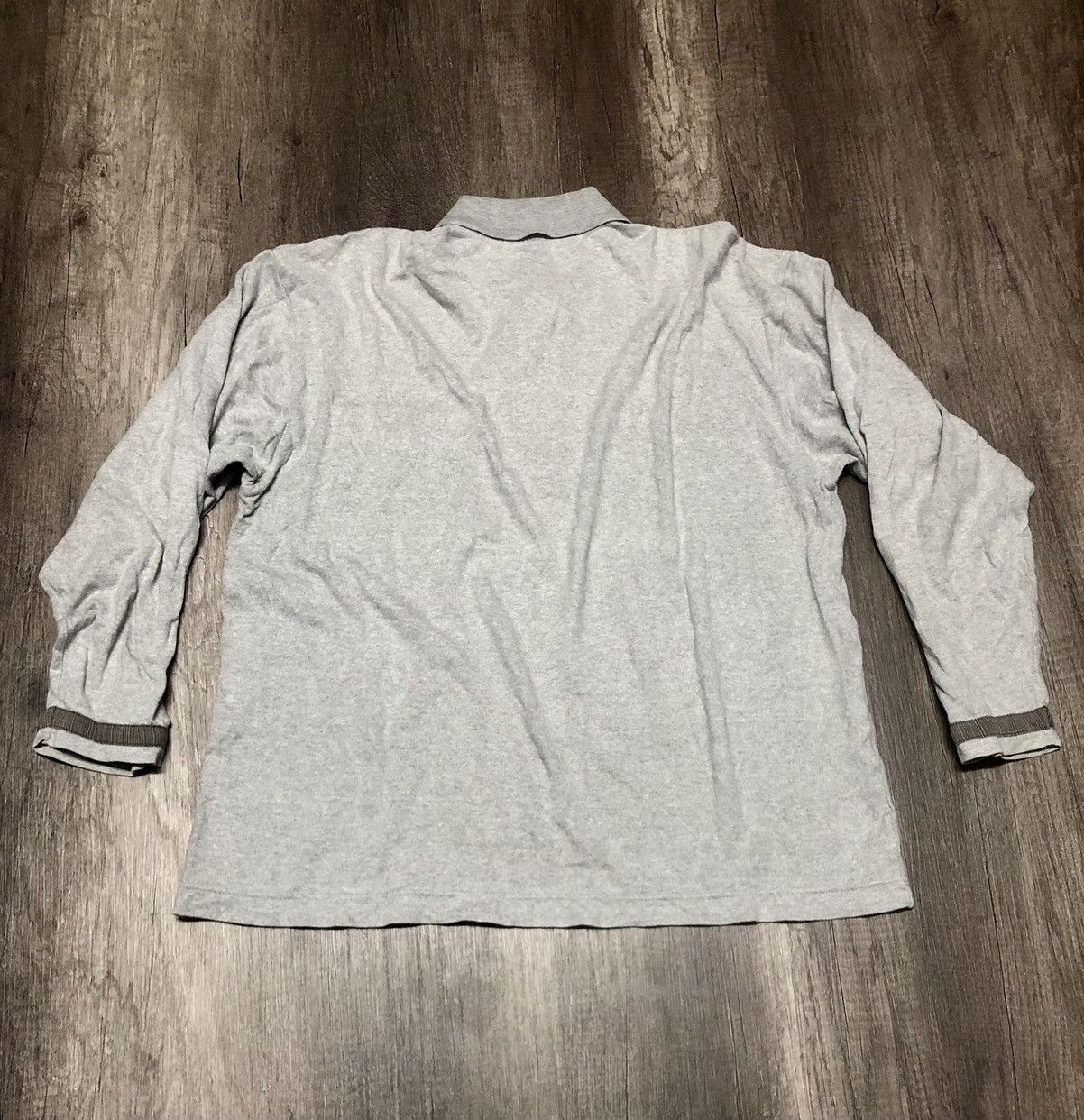 Designer × Moschino × Vintage Vintage Moschino Underwear Long Sleeve Polo Shirt Size US L / EU 52-54 / 3 - 11 Thumbnail