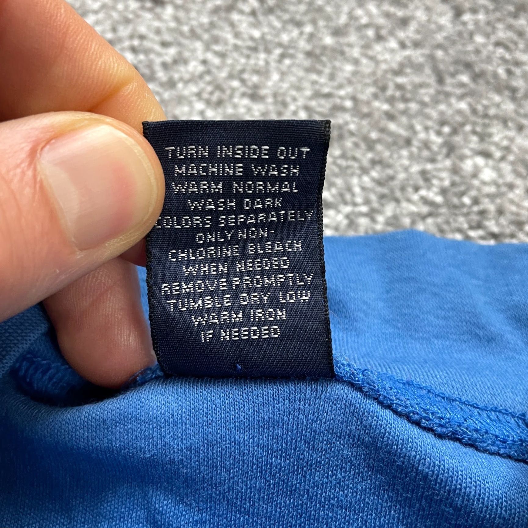 Lands' End Lands' End Graphic Sweater Women Small Blue Mock Neck Long Sleeve Pullover Shirt Size S / US 4 / IT 40 - 7 Thumbnail