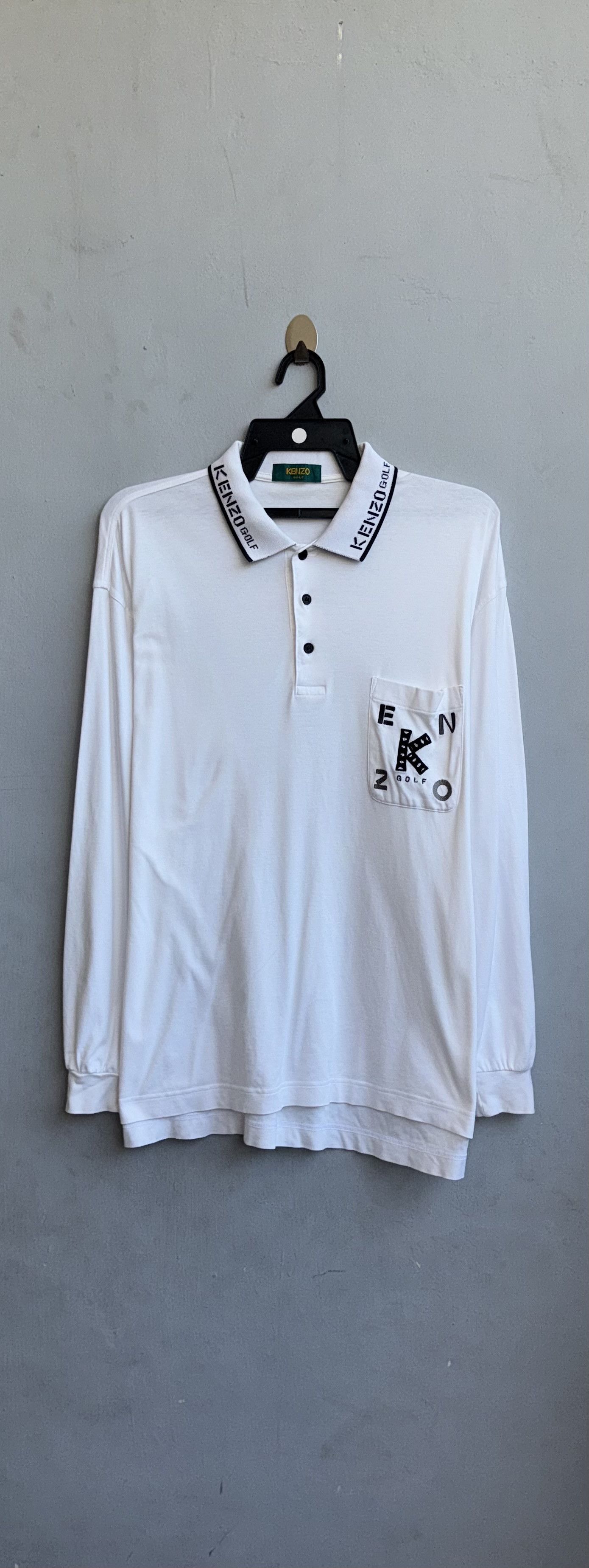 Kenzo Kenzo Golf Long Sleeve Shirt Size US XL / EU 56 / 4 - 1 Thumbnail