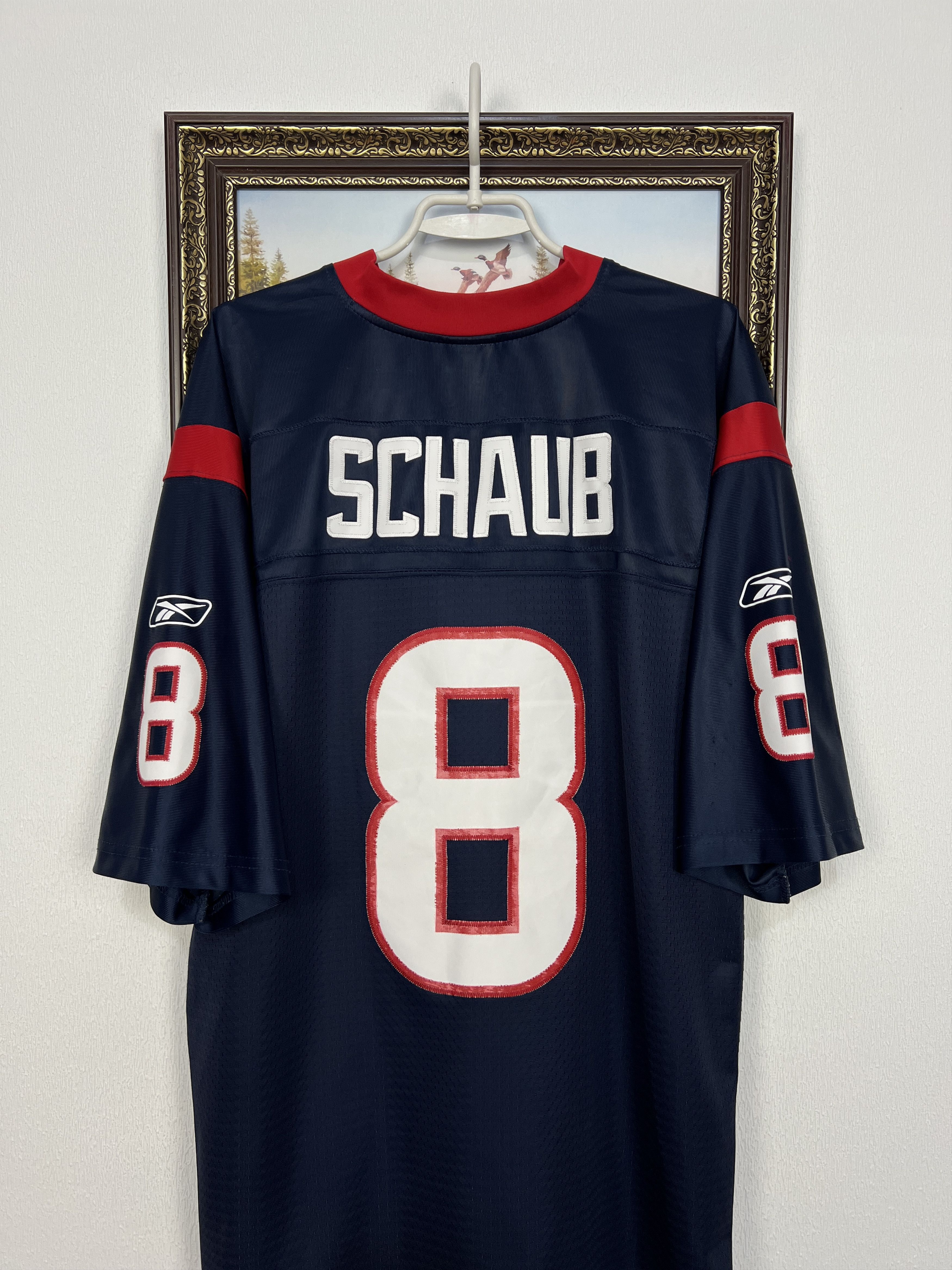 Reebok Houston Texans Matt Schaub #8 NFL Reebok Jersey Mens Shirt Size US XL / EU 56 / 4 - 13 Thumbnail
